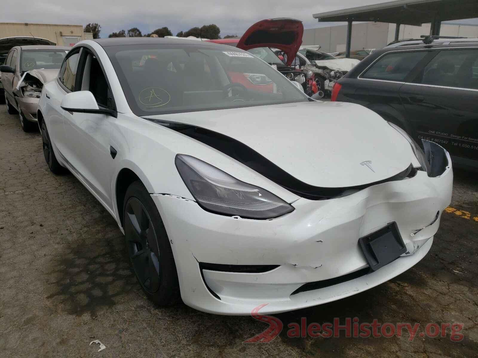 5YJ3E1EA0MF876967 2021 TESLA MODEL 3