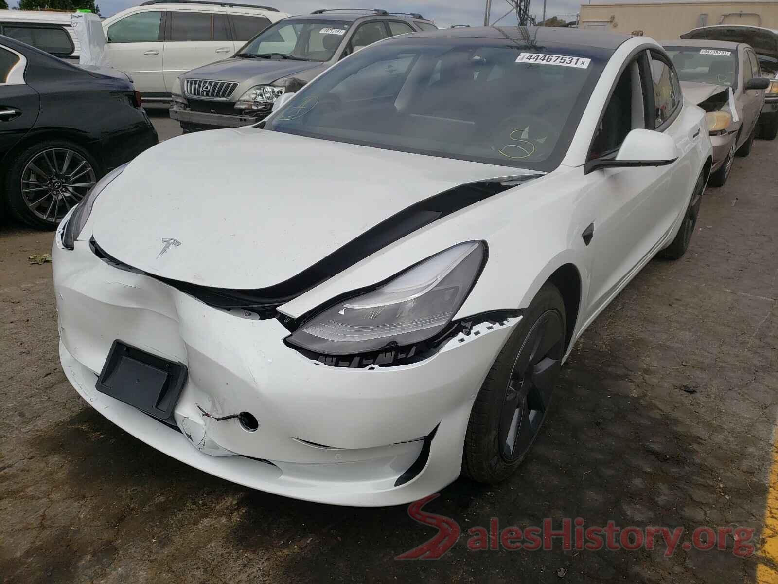 5YJ3E1EA0MF876967 2021 TESLA MODEL 3