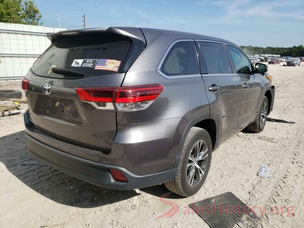 5TDZZRFHXJS258877 2018 TOYOTA HIGHLANDER