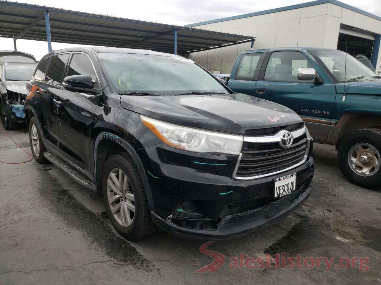 5TDZKRFH0GS144769 2016 TOYOTA HIGHLANDER