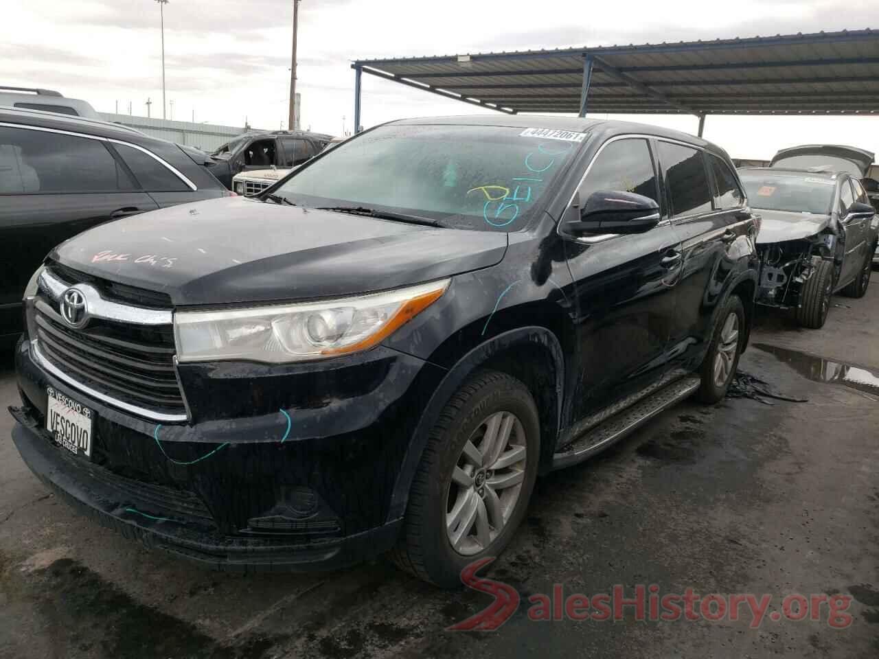 5TDZKRFH0GS144769 2016 TOYOTA HIGHLANDER