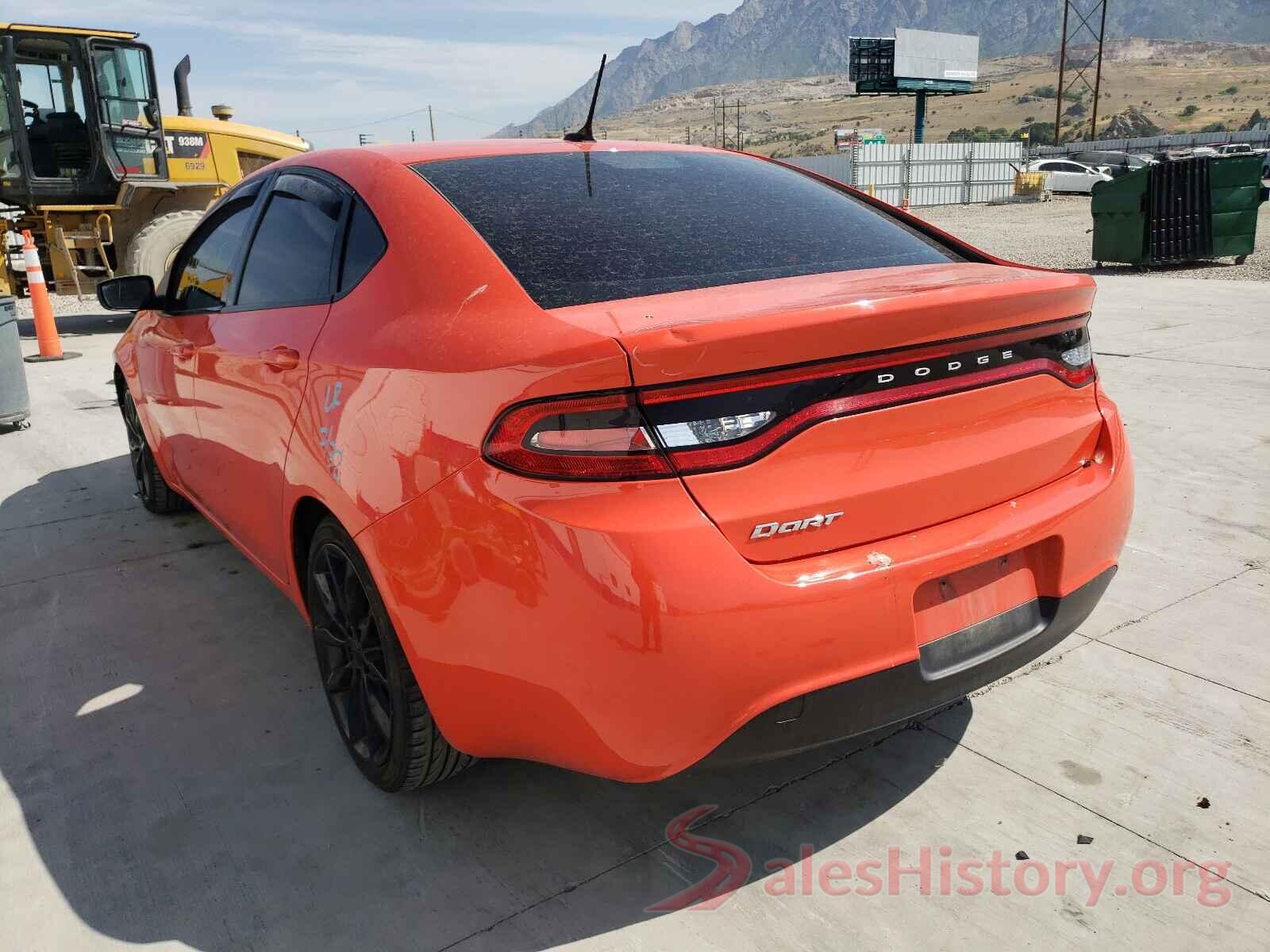 1C3CDFFA3GD820102 2016 DODGE DART