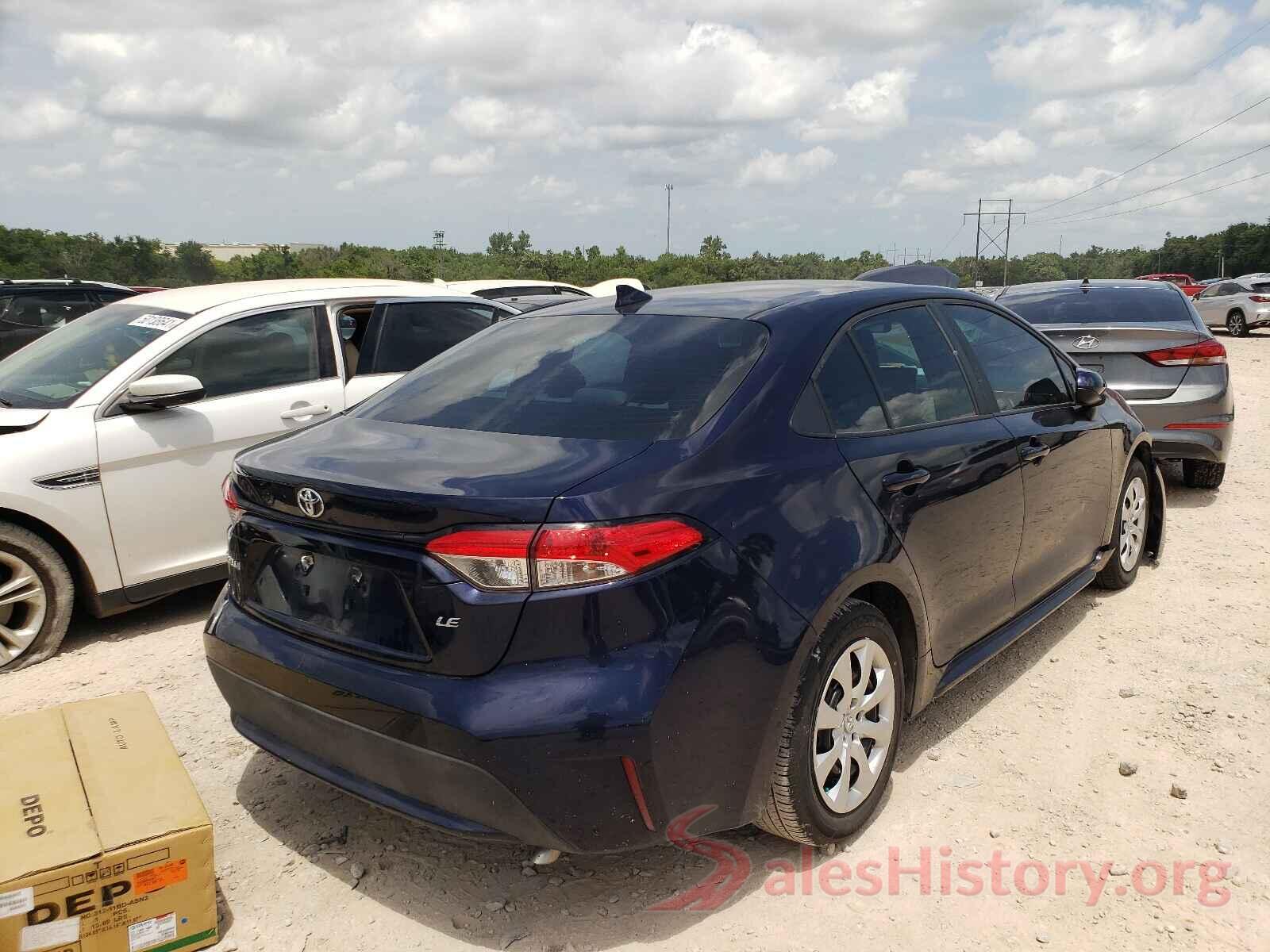 5YFEPRAE9LP133625 2020 TOYOTA COROLLA