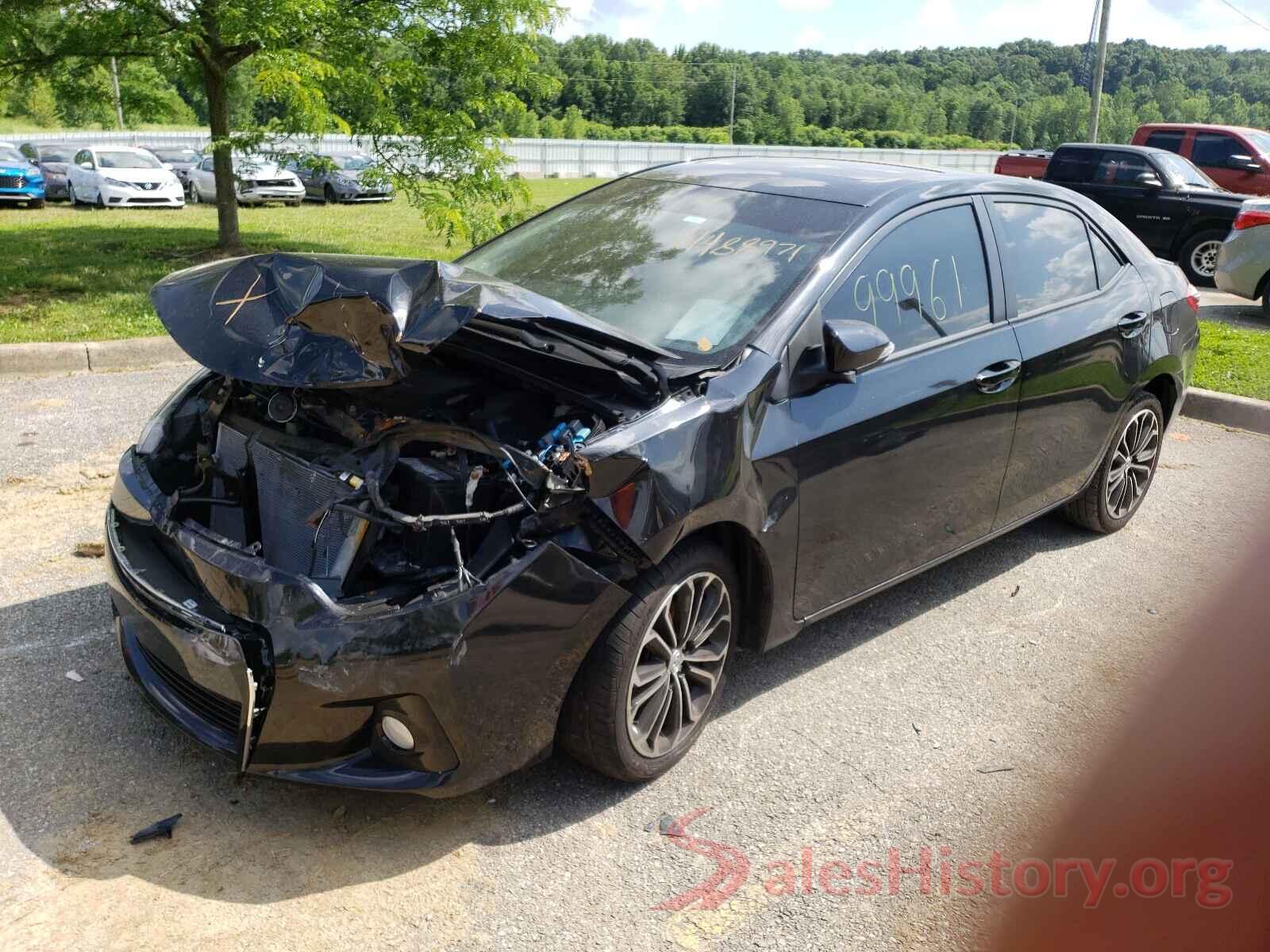 5YFBURHE0GP500287 2016 TOYOTA COROLLA