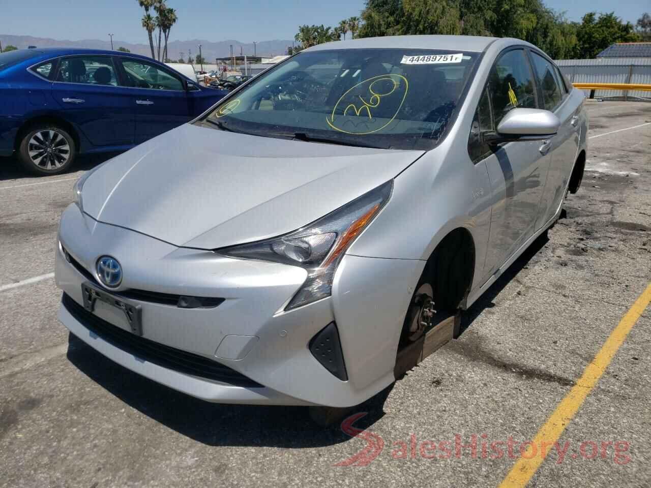 JTDKBRFU8H3049717 2017 TOYOTA PRIUS