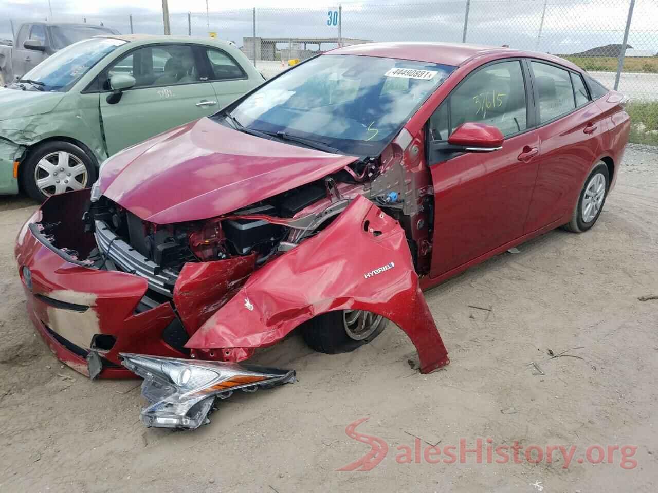 JTDKBRFU2H3546665 2017 TOYOTA PRIUS