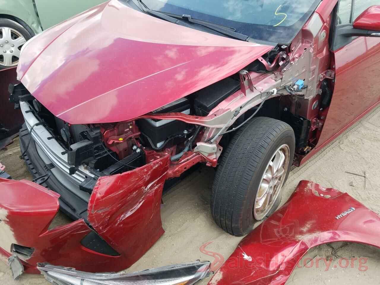 JTDKBRFU2H3546665 2017 TOYOTA PRIUS