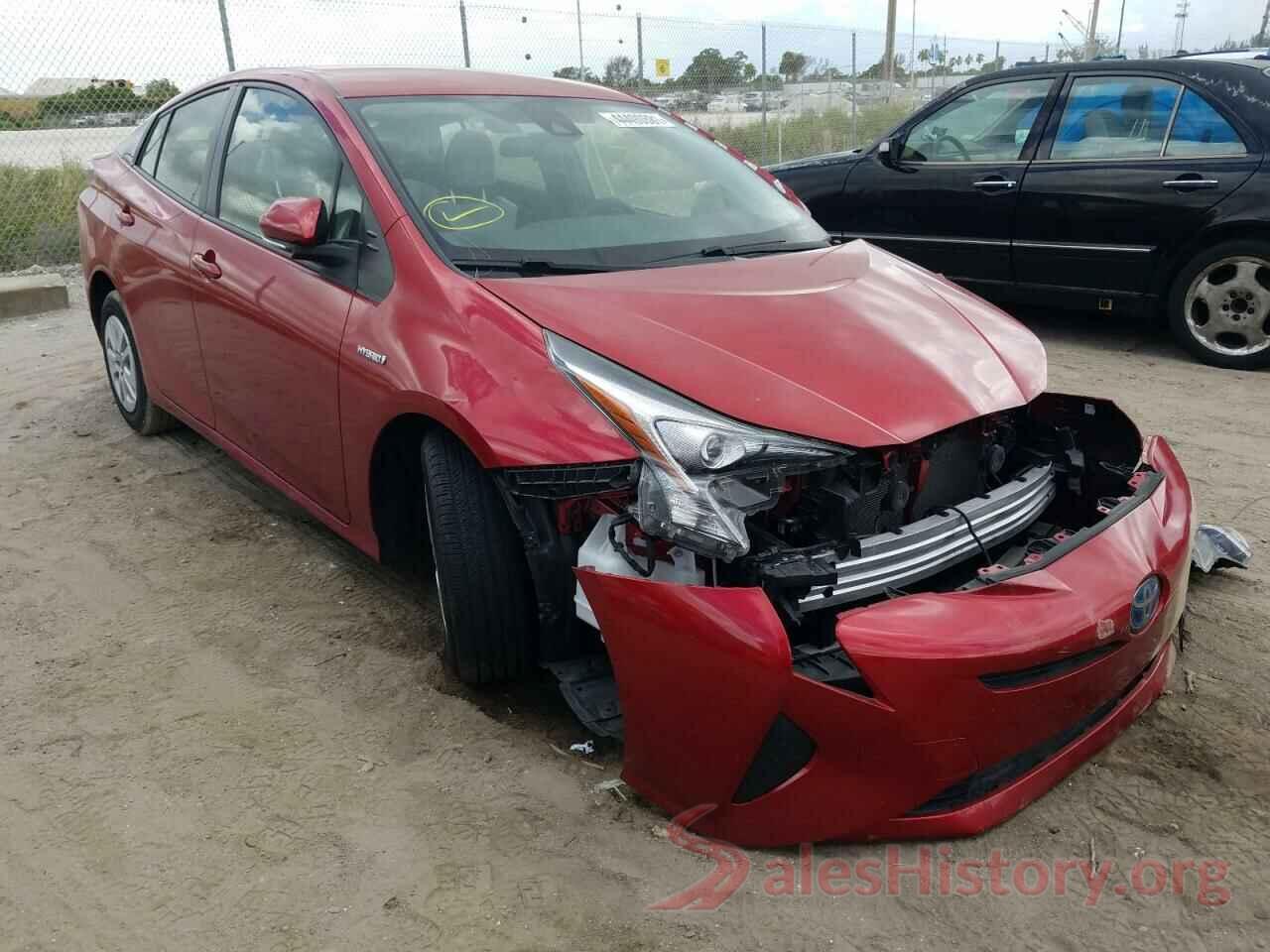 JTDKBRFU2H3546665 2017 TOYOTA PRIUS