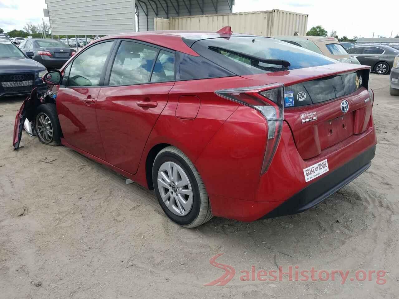 JTDKBRFU2H3546665 2017 TOYOTA PRIUS