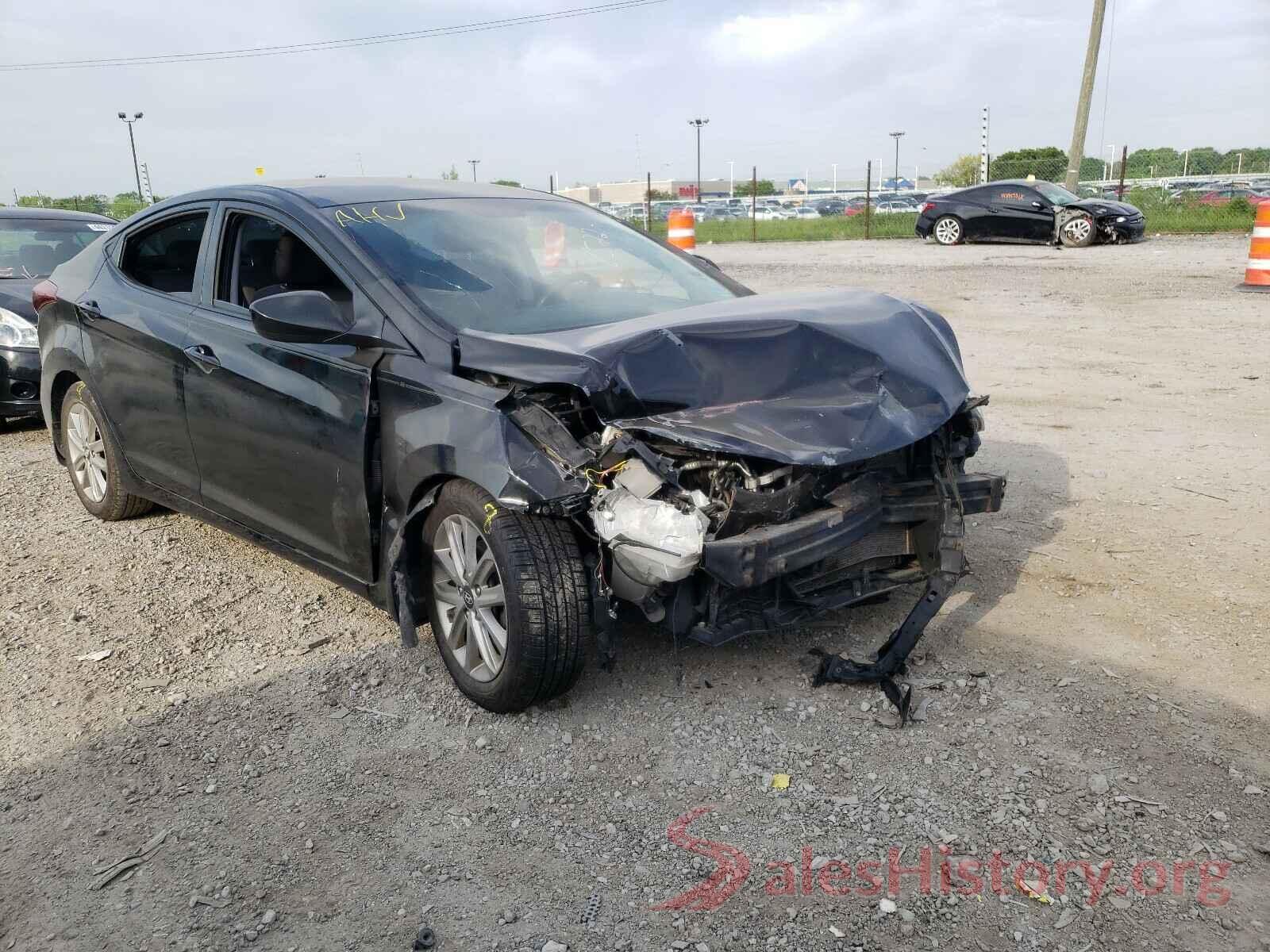 KMHDH4AE5GU588522 2016 HYUNDAI ELANTRA