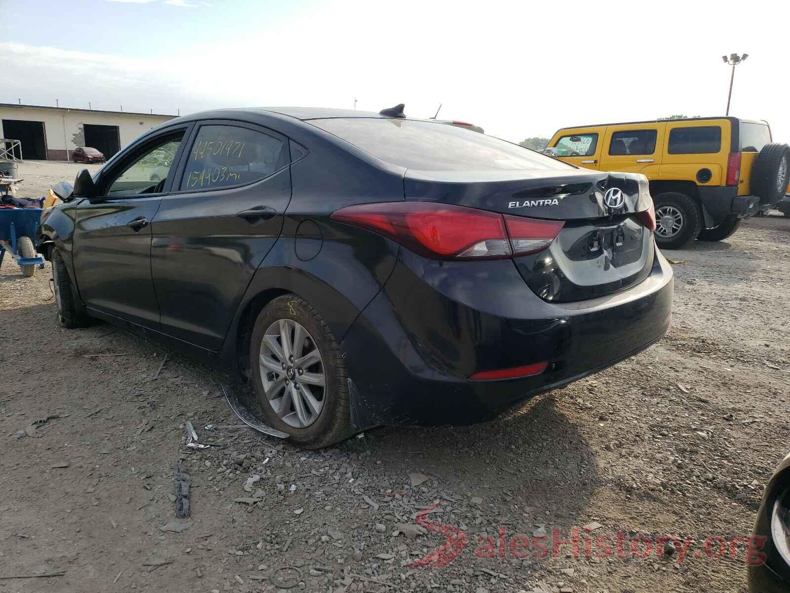 KMHDH4AE5GU588522 2016 HYUNDAI ELANTRA