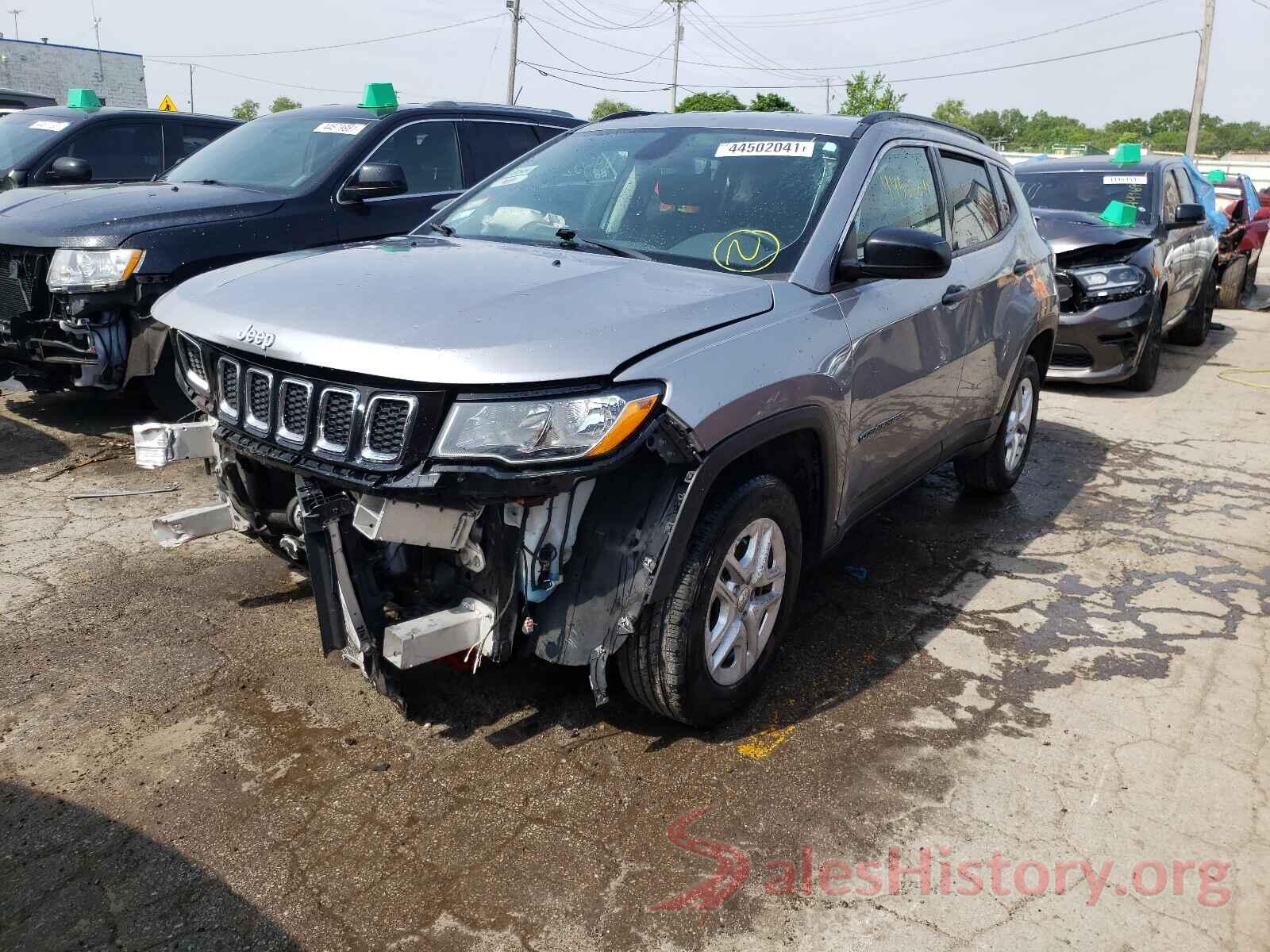 3C4NJCAB8KT612540 2019 JEEP COMPASS