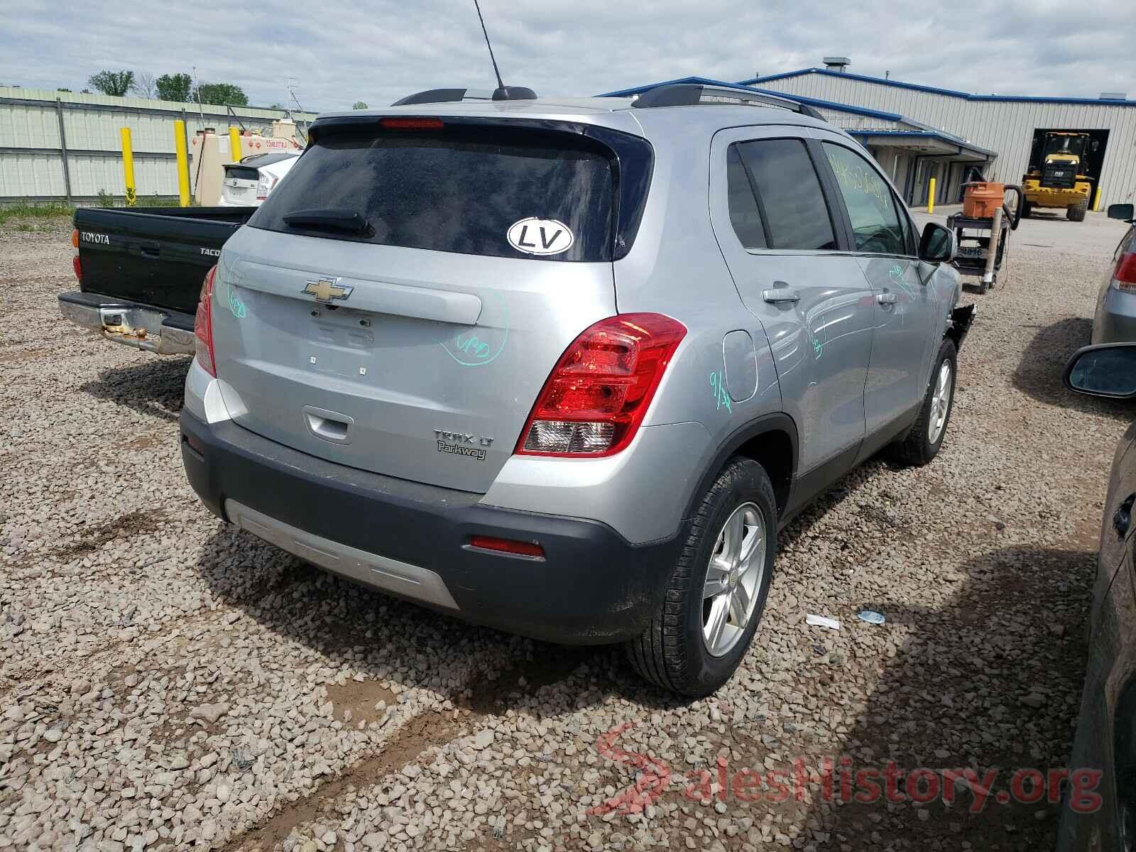 3GNCJLSB3GL280320 2016 CHEVROLET TRAX