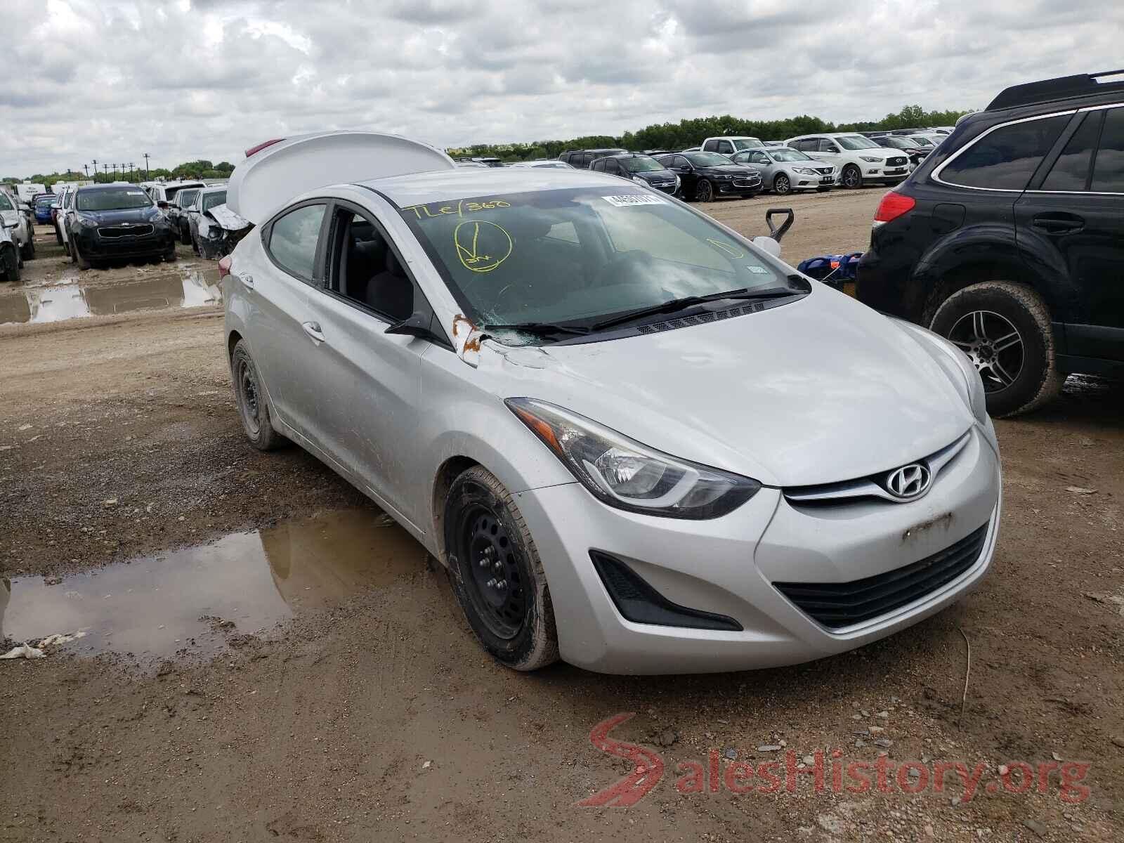 5NPDH4AE3GH789334 2016 HYUNDAI ELANTRA