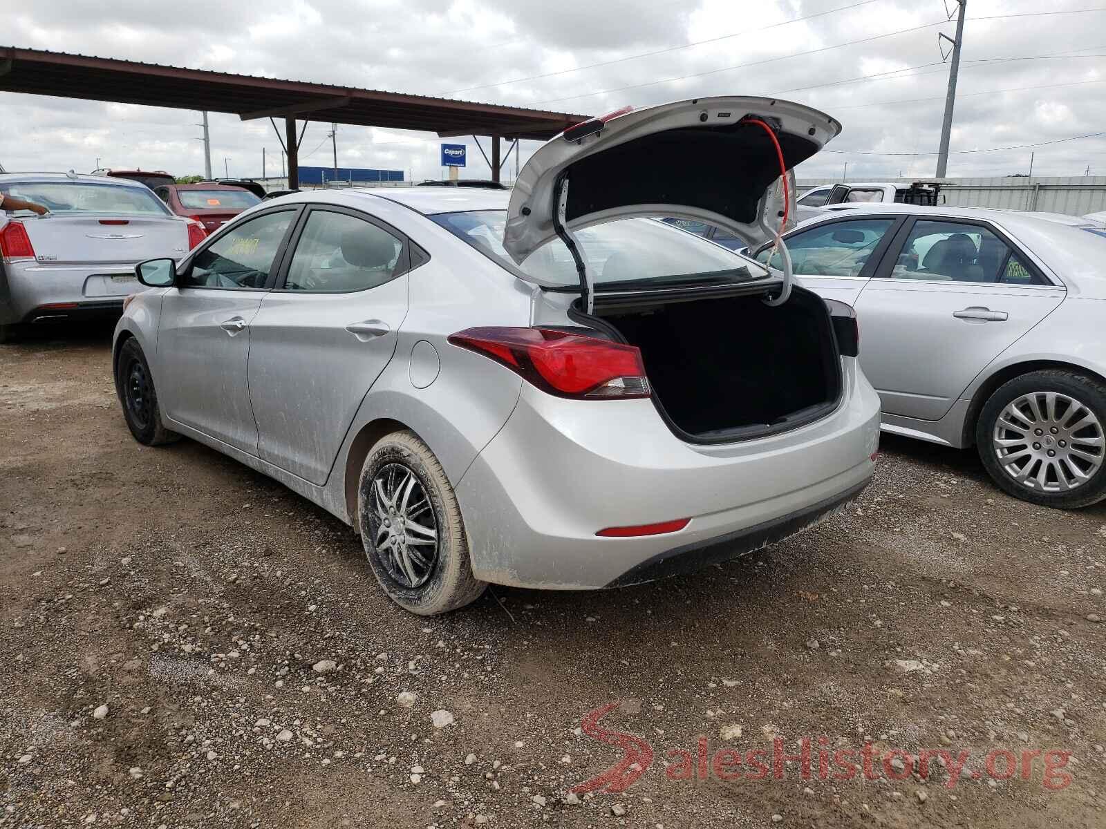 5NPDH4AE3GH789334 2016 HYUNDAI ELANTRA