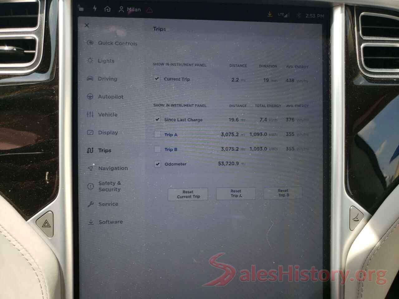 5YJSA1E25GF153491 2016 TESLA MODEL S