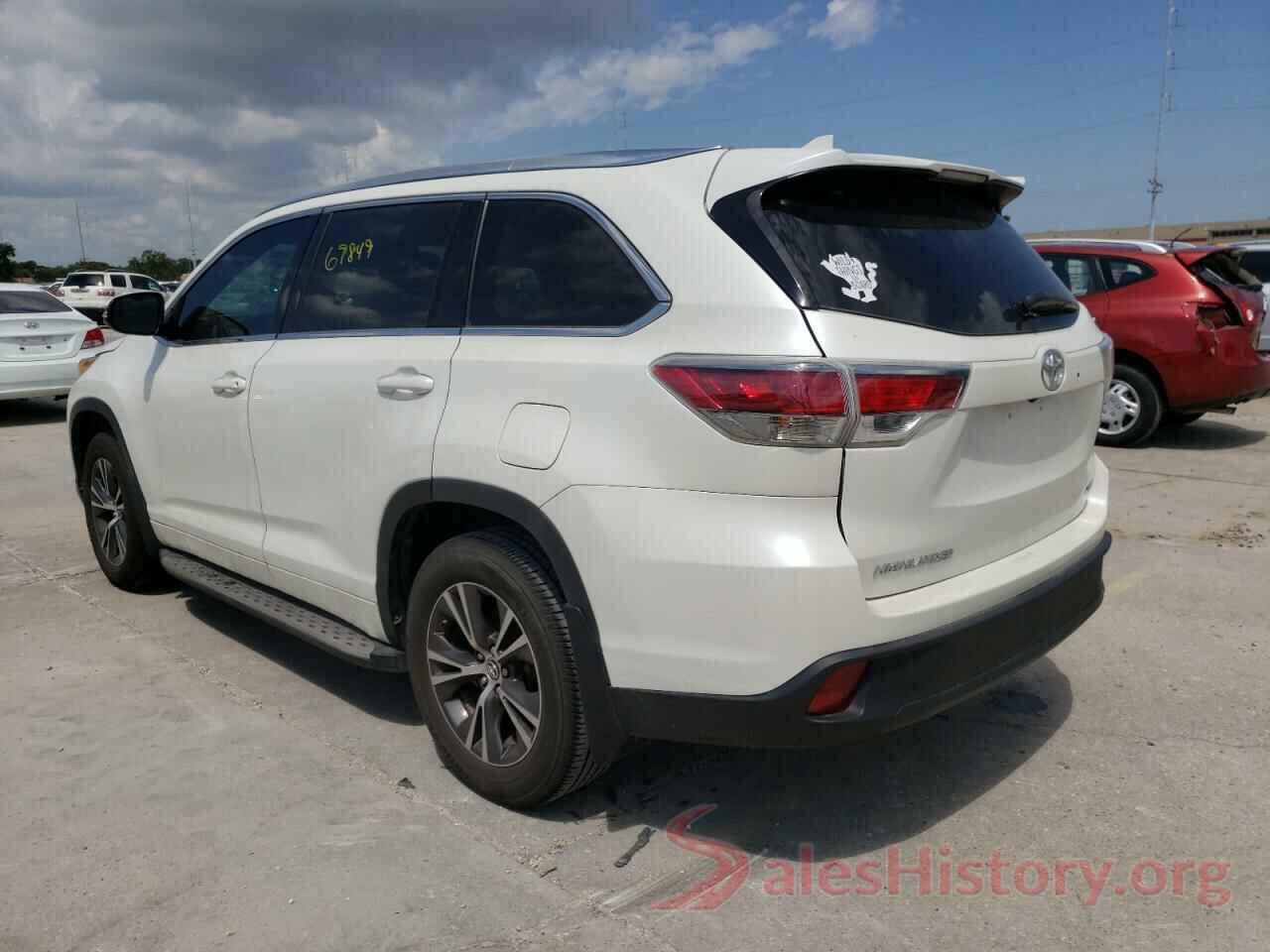 5TDKKRFH2GS157587 2016 TOYOTA HIGHLANDER