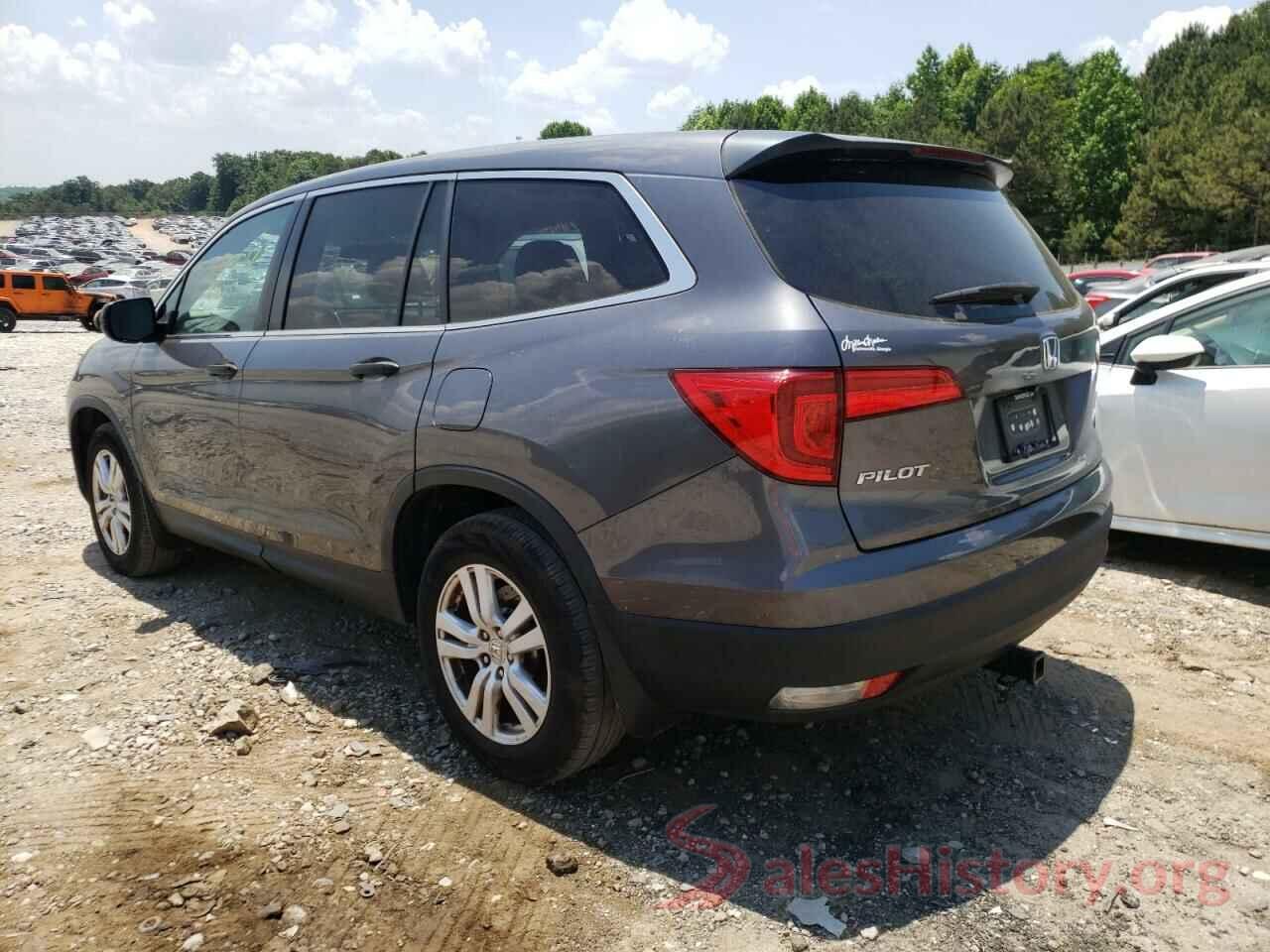 5FNYF5H16GB015738 2016 HONDA PILOT