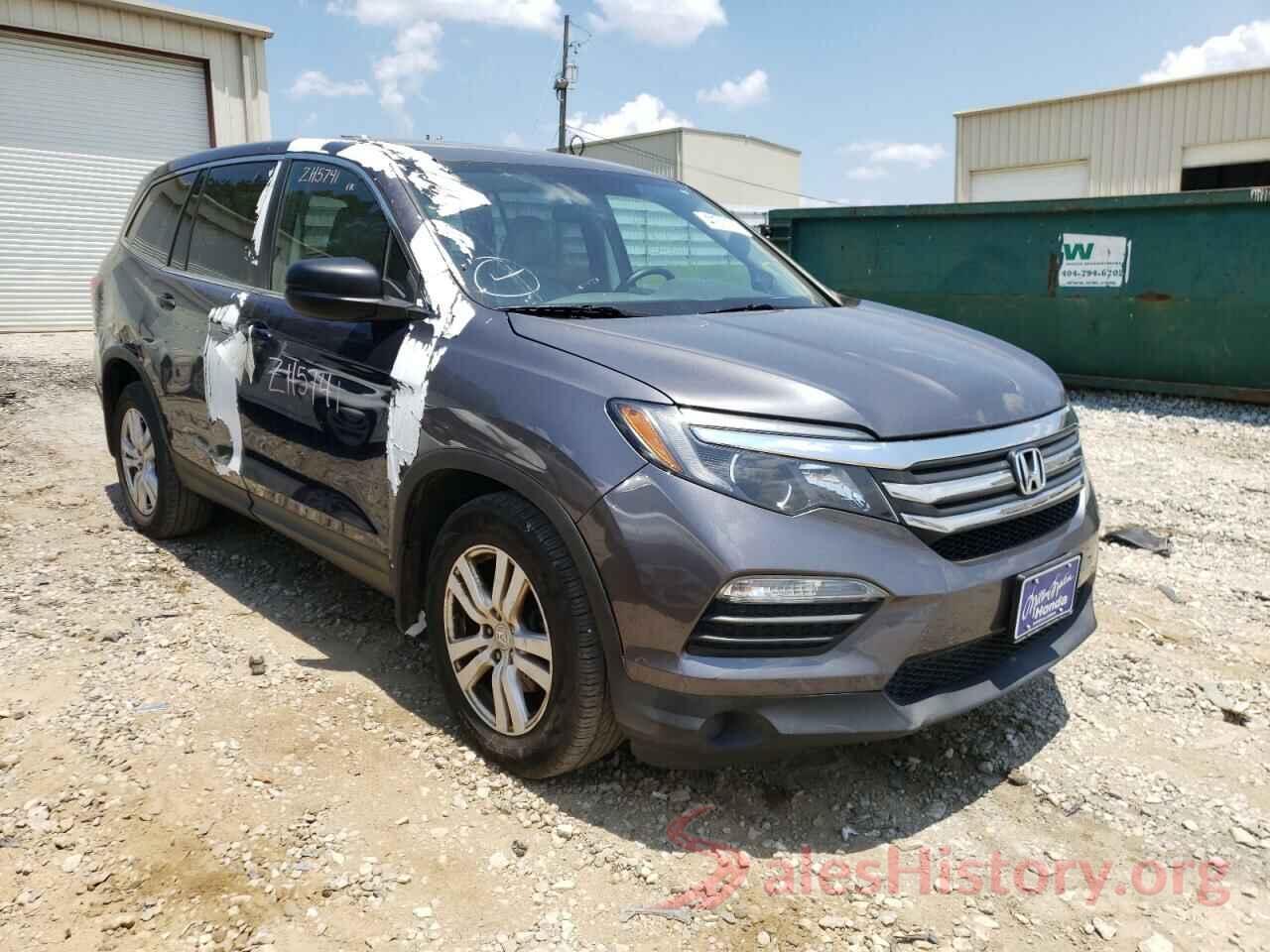 5FNYF5H16GB015738 2016 HONDA PILOT