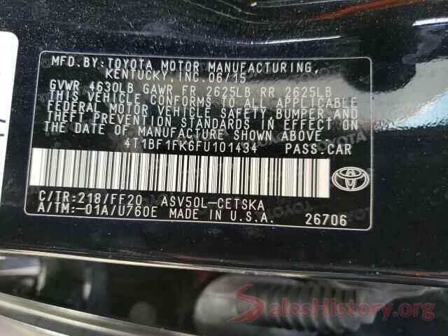 4T1BF1FK6FU101434 2015 TOYOTA CAMRY