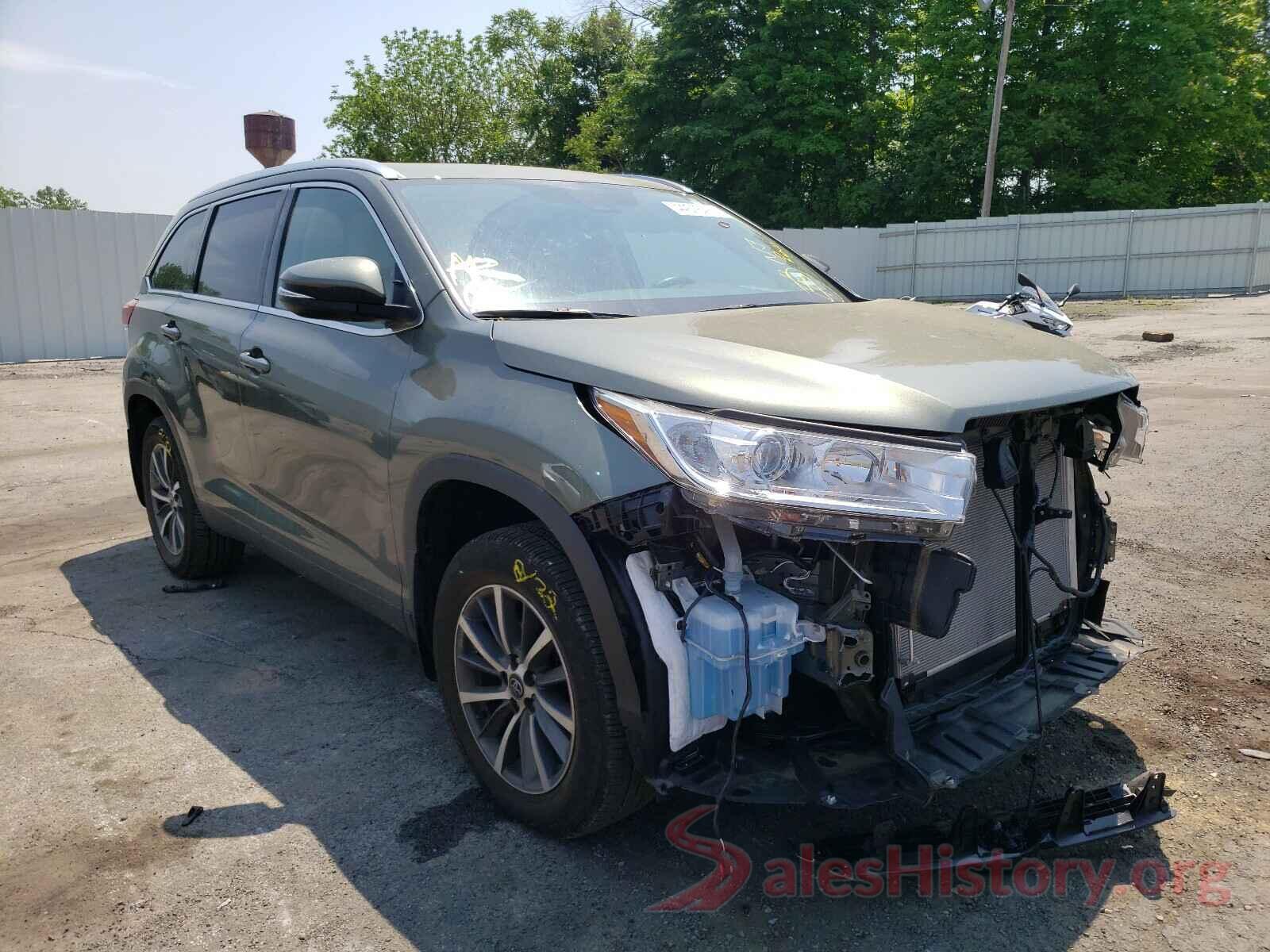 5TDJZRFH6KS720396 2019 TOYOTA HIGHLANDER