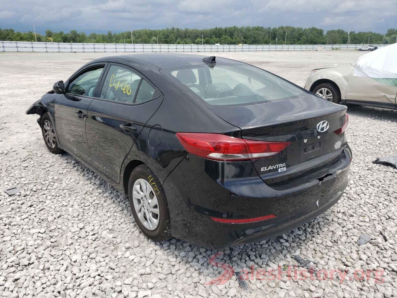 5NPD74LF3HH149571 2017 HYUNDAI ELANTRA