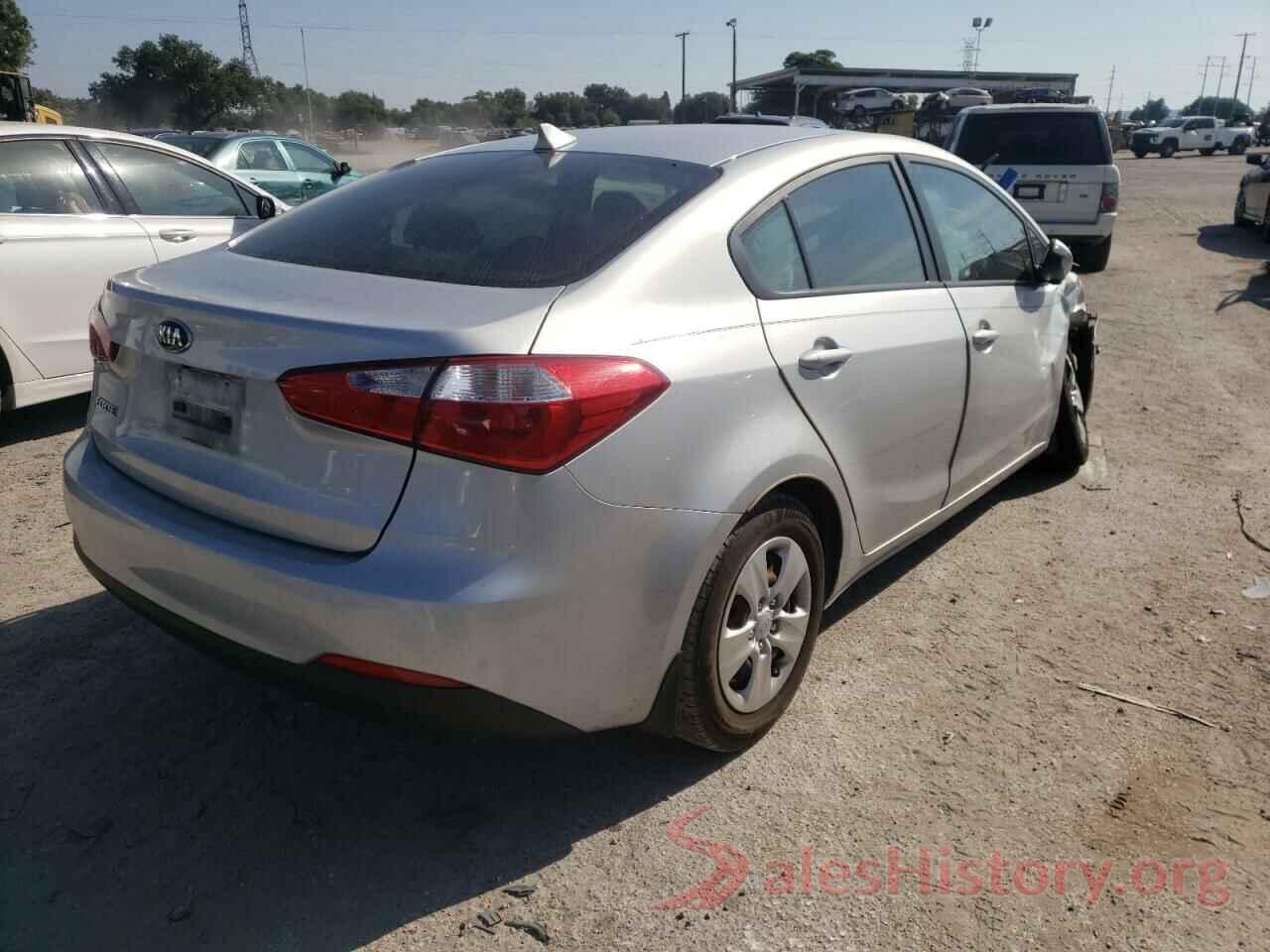 KNAFX4A6XG5519390 2016 KIA FORTE