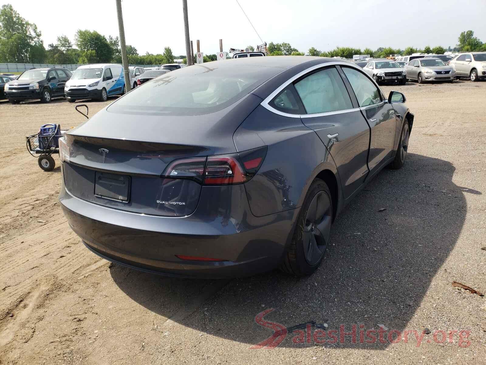 5YJ3E1EB8LF663630 2020 TESLA MODEL 3