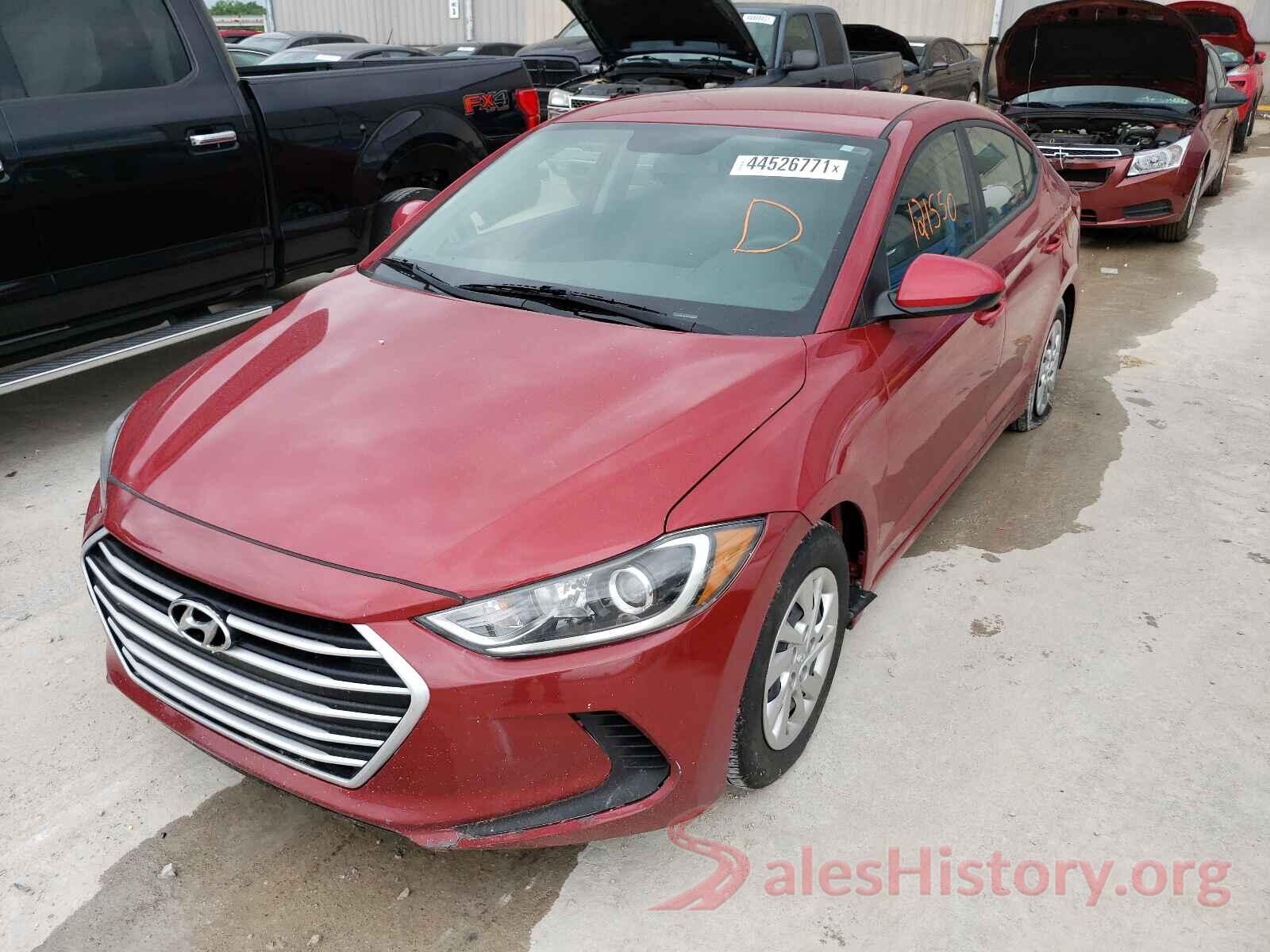 KMHD74LF4HU362952 2017 HYUNDAI ELANTRA