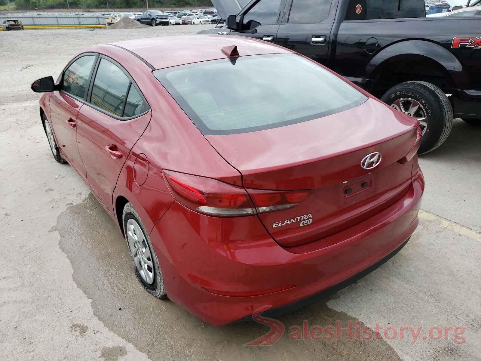 KMHD74LF4HU362952 2017 HYUNDAI ELANTRA