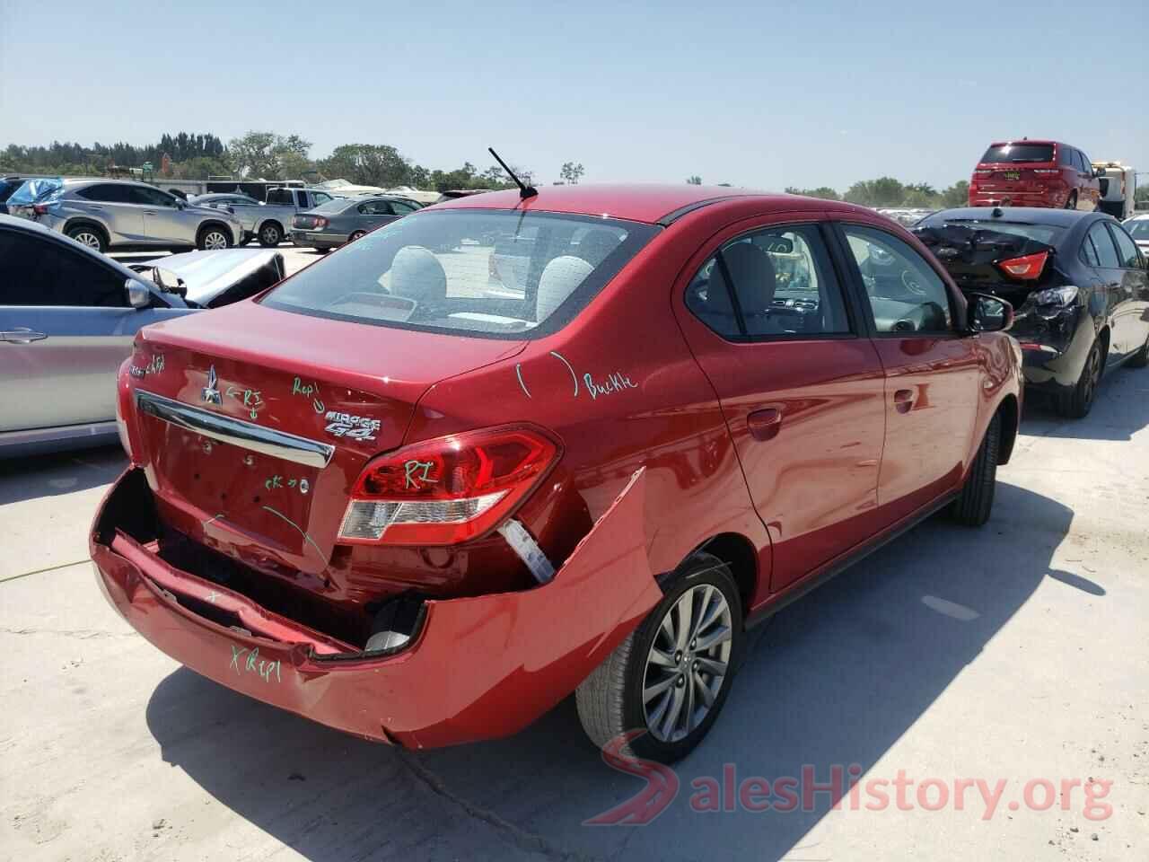 ML32F3FJ9KHF06865 2019 MITSUBISHI MIRAGE