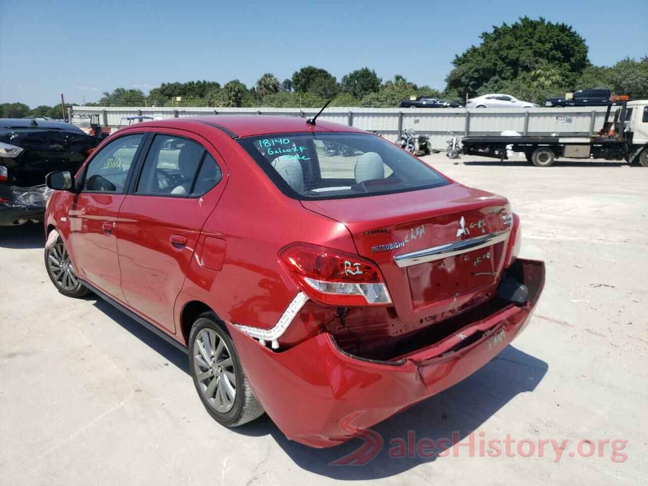 ML32F3FJ9KHF06865 2019 MITSUBISHI MIRAGE