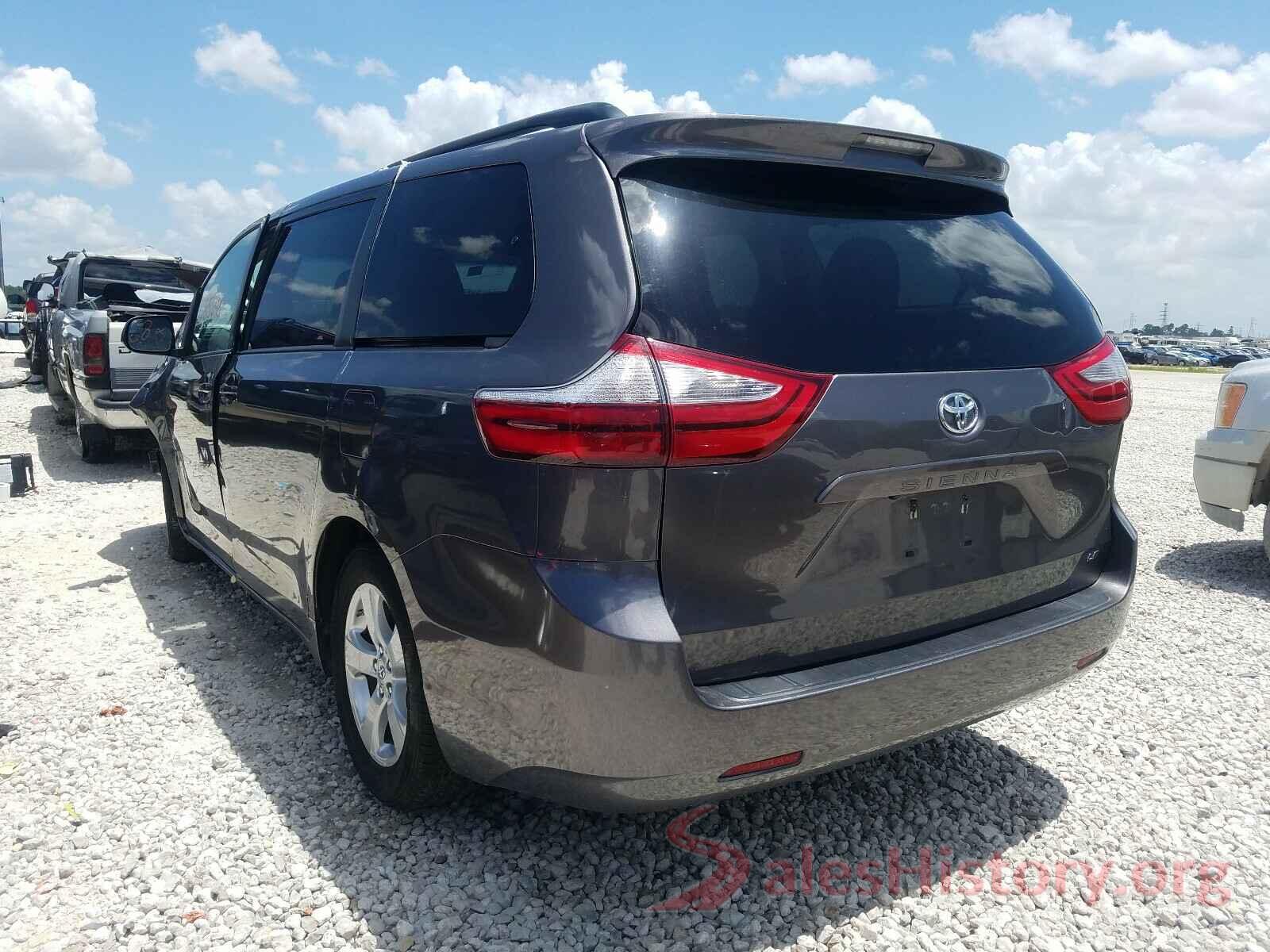 5TDKZ3DC9HS813981 2017 TOYOTA SIENNA