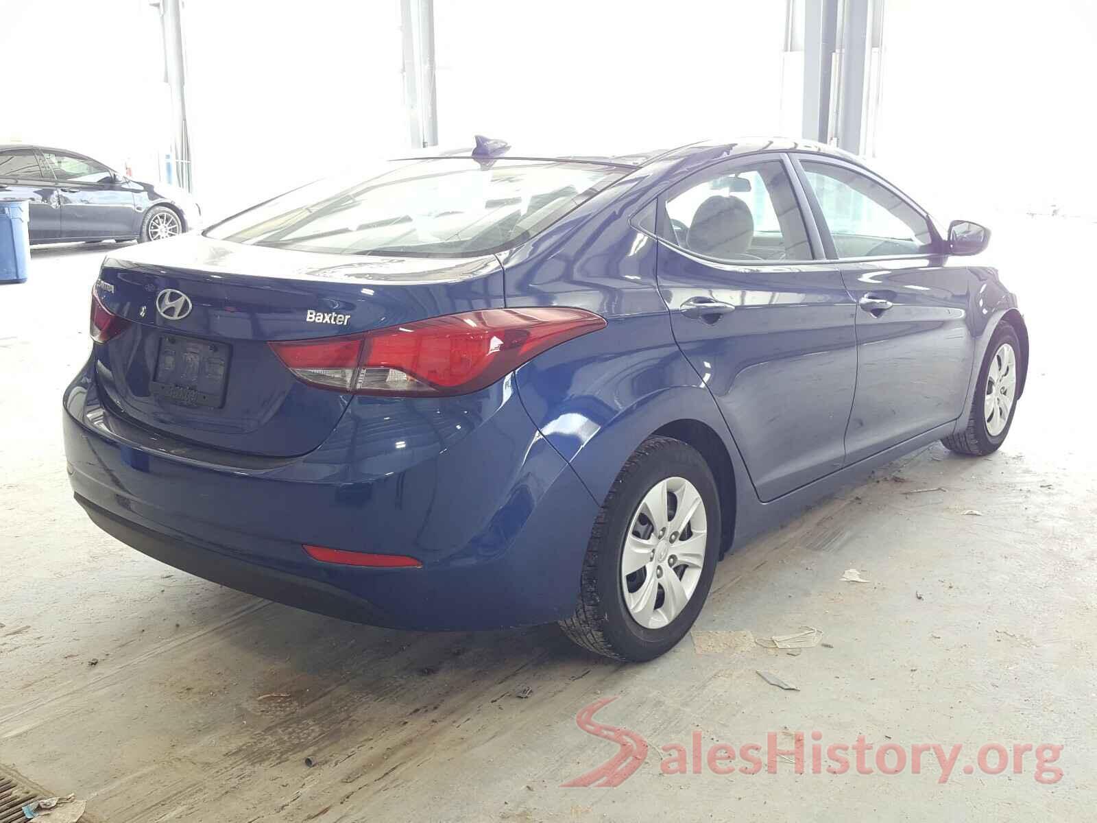 5NPDH4AE6GH763617 2016 HYUNDAI ELANTRA