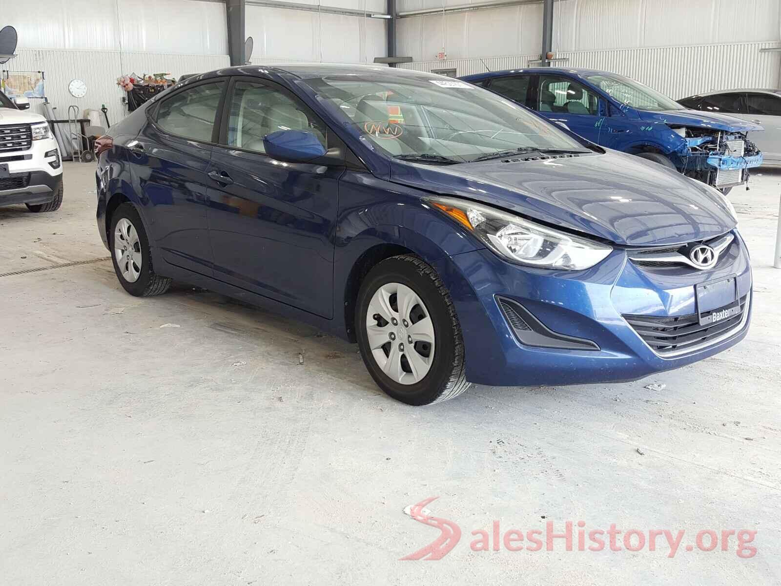 5NPDH4AE6GH763617 2016 HYUNDAI ELANTRA