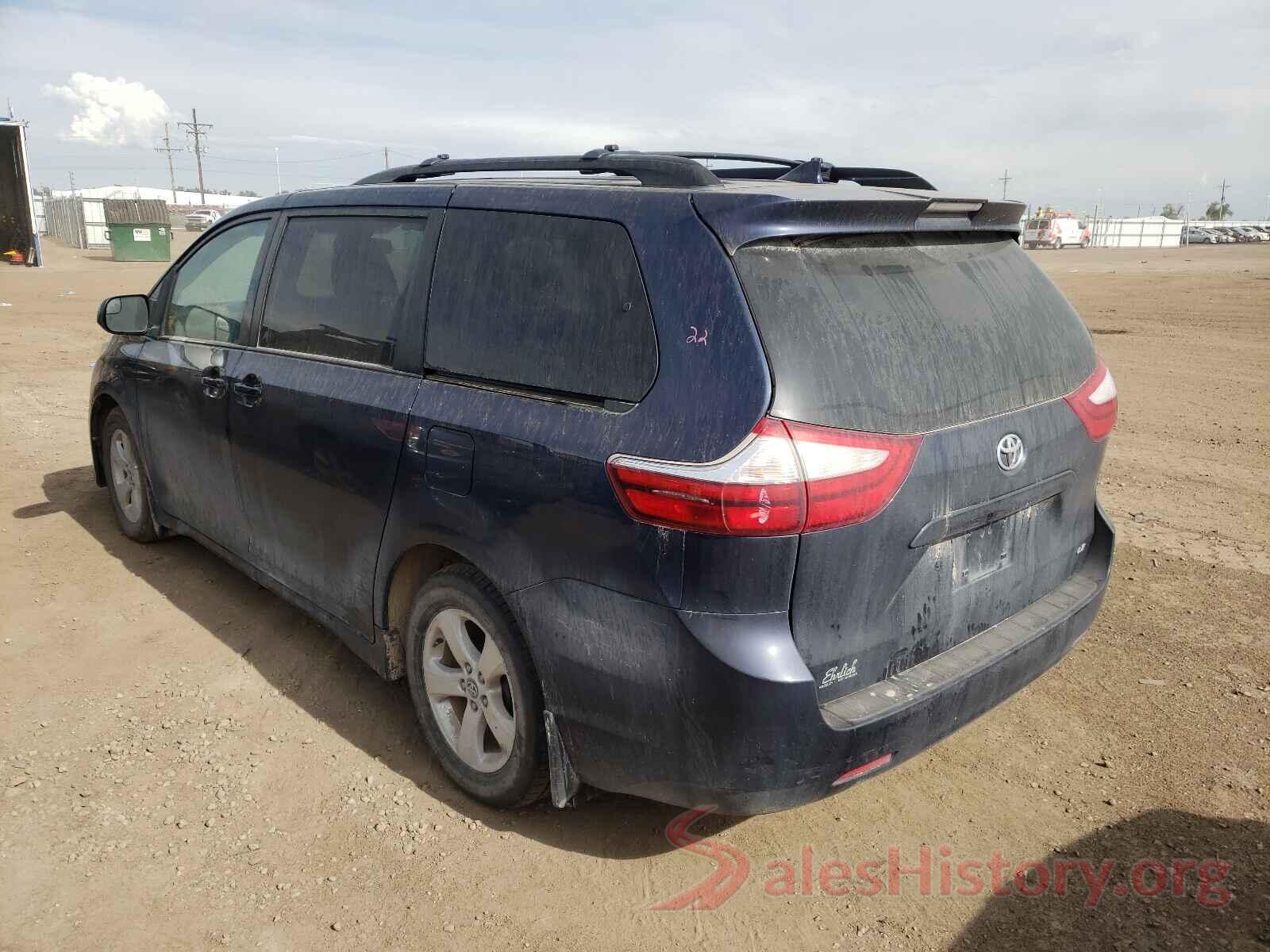 5TDKZ3DCXKS993818 2019 TOYOTA SIENNA