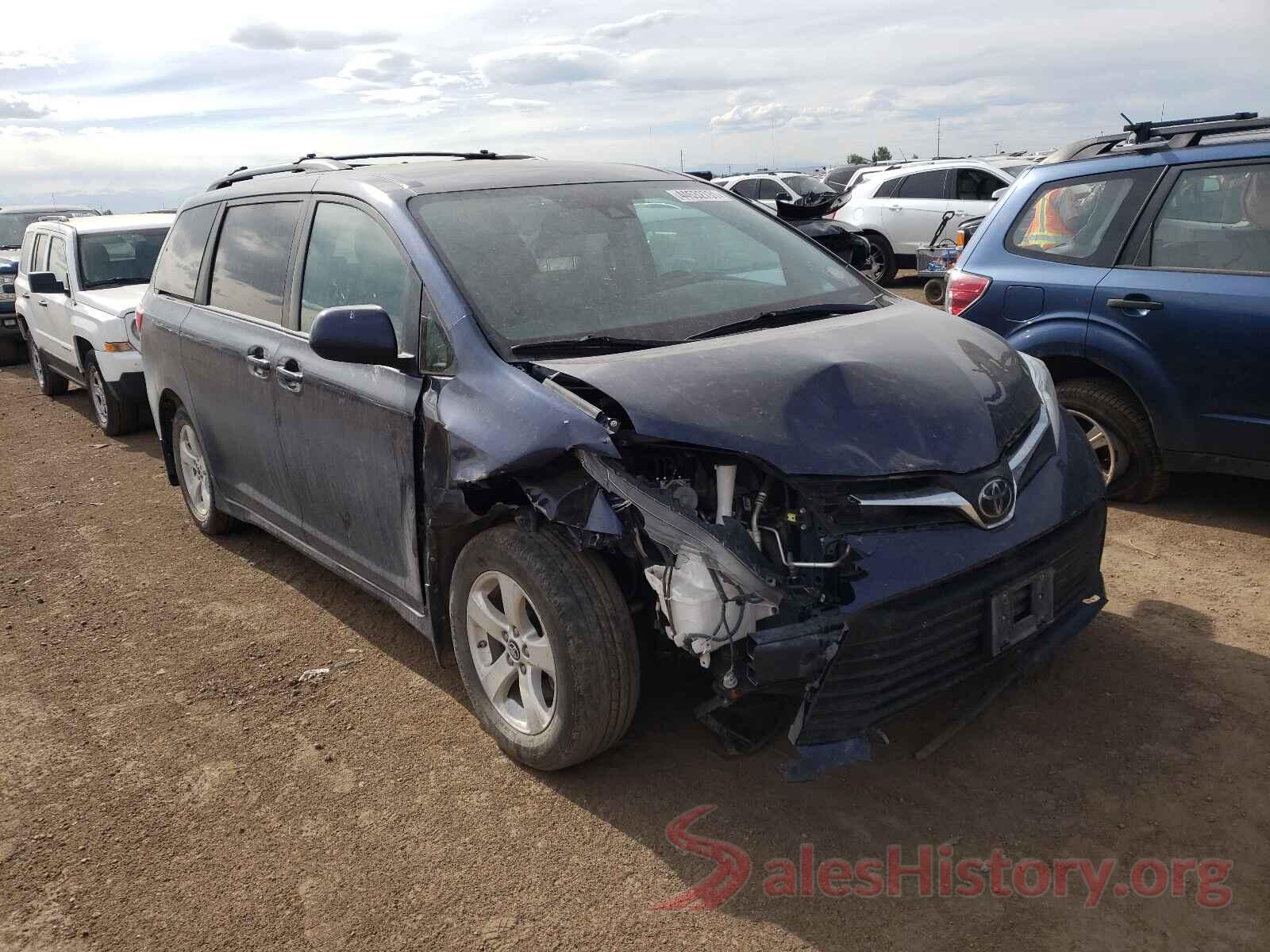 5TDKZ3DCXKS993818 2019 TOYOTA SIENNA