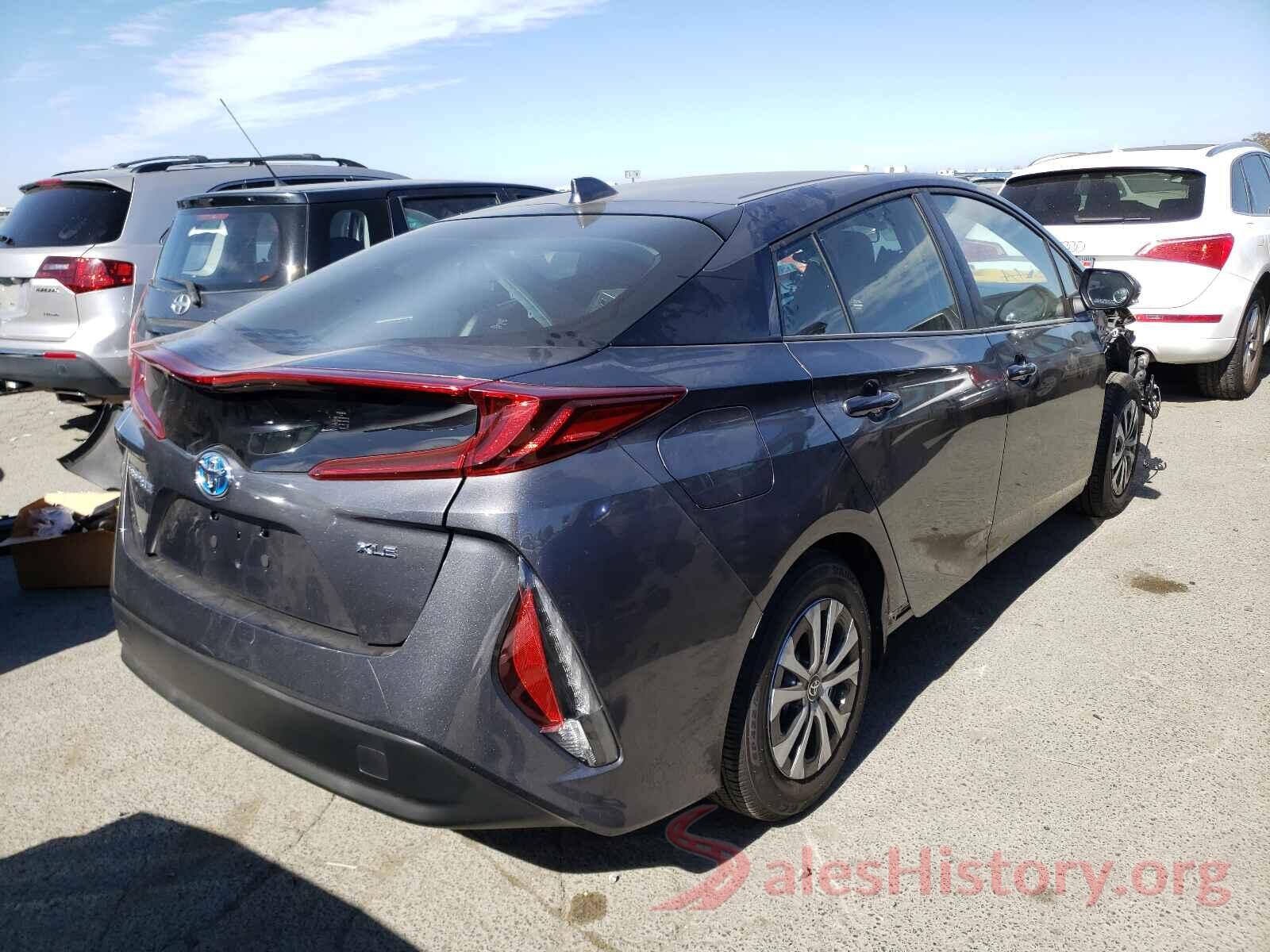 JTDKAMFPXM3177158 2021 TOYOTA PRIUS