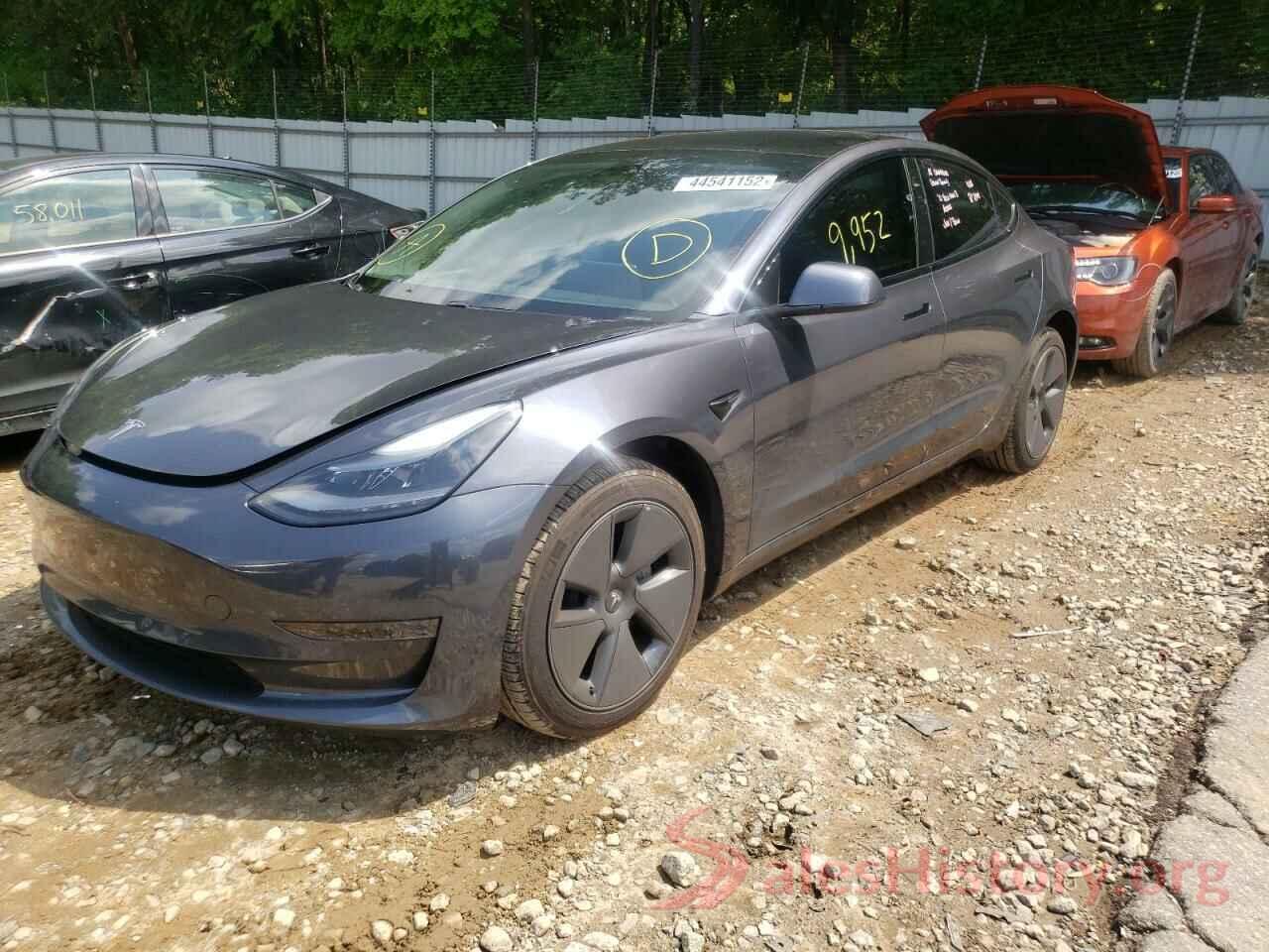 5YJ3E1EA8MF045362 2021 TESLA MODEL 3