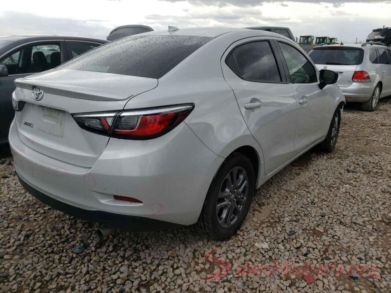 3MYDLBYV2KY509084 2019 TOYOTA YARIS