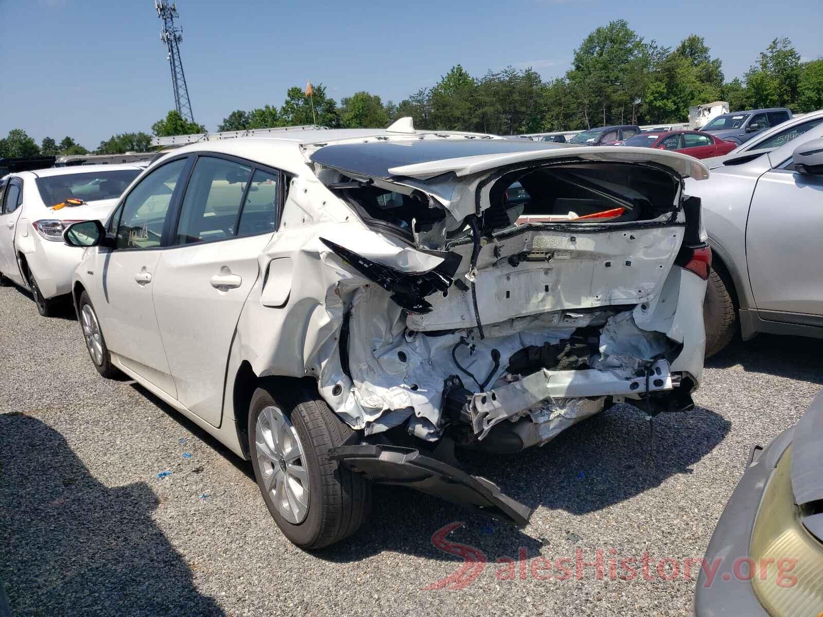 JTDKARFU7K3092181 2019 TOYOTA PRIUS