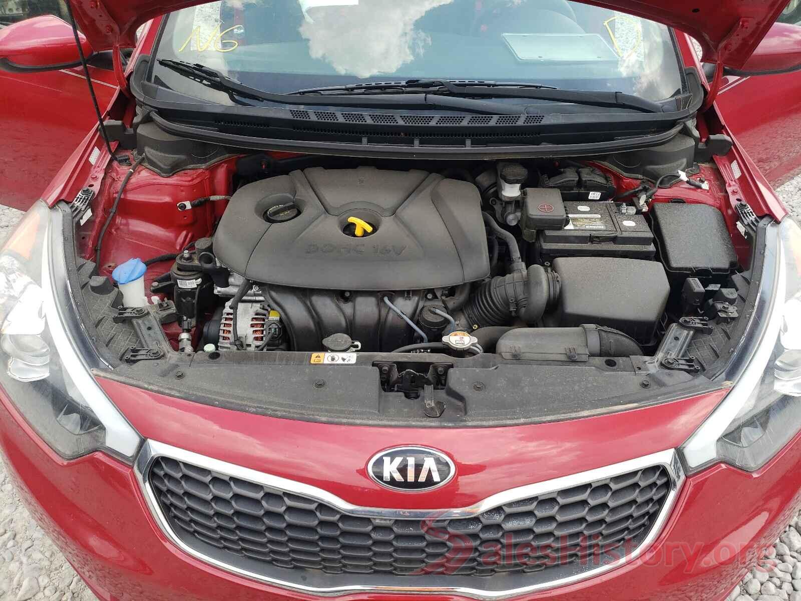 KNAFK4A68G5570384 2016 KIA FORTE