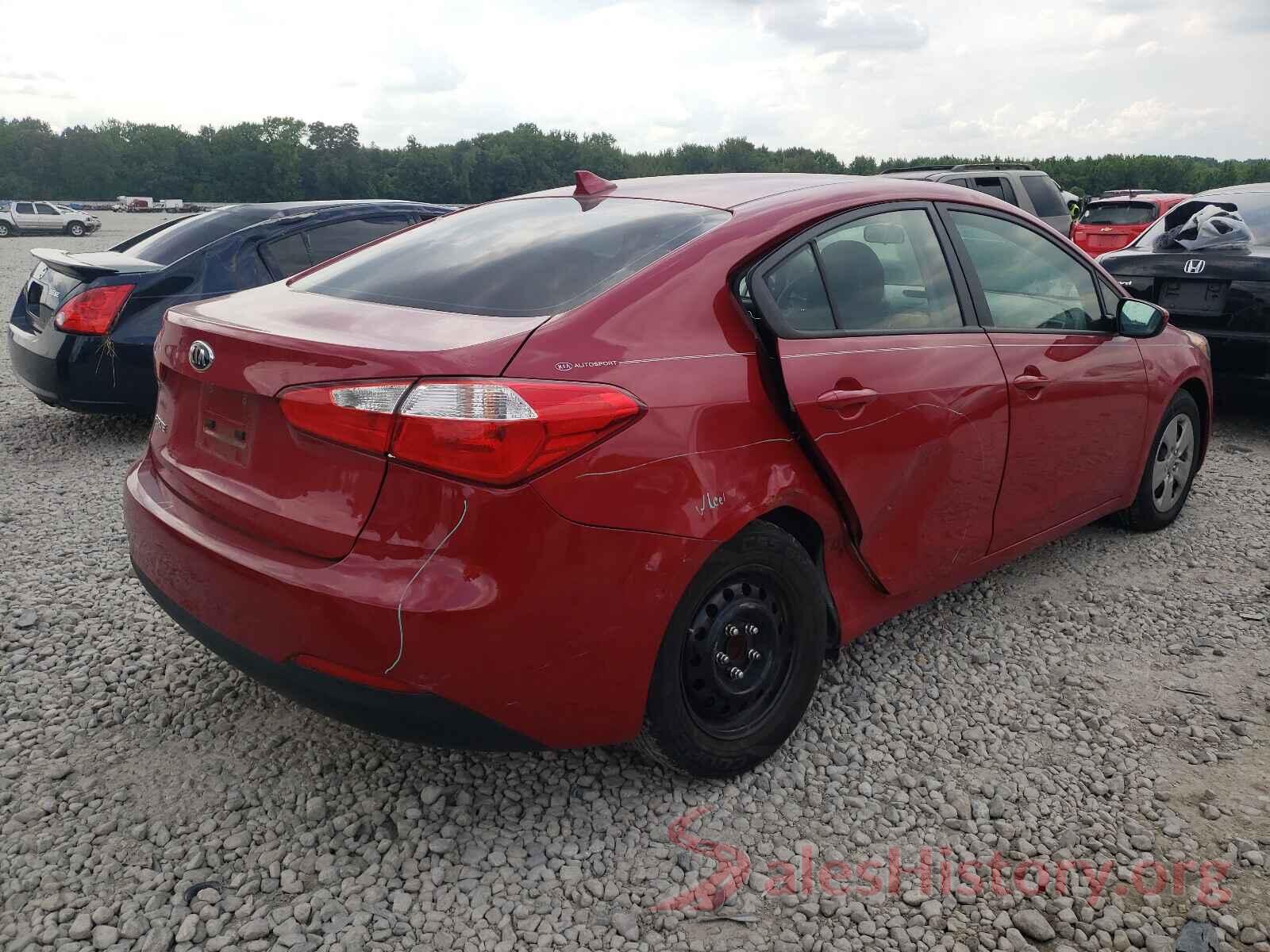 KNAFK4A68G5570384 2016 KIA FORTE