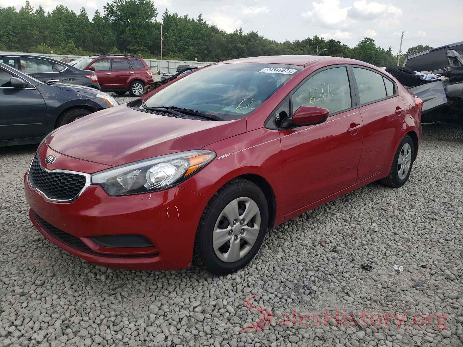 KNAFK4A68G5570384 2016 KIA FORTE