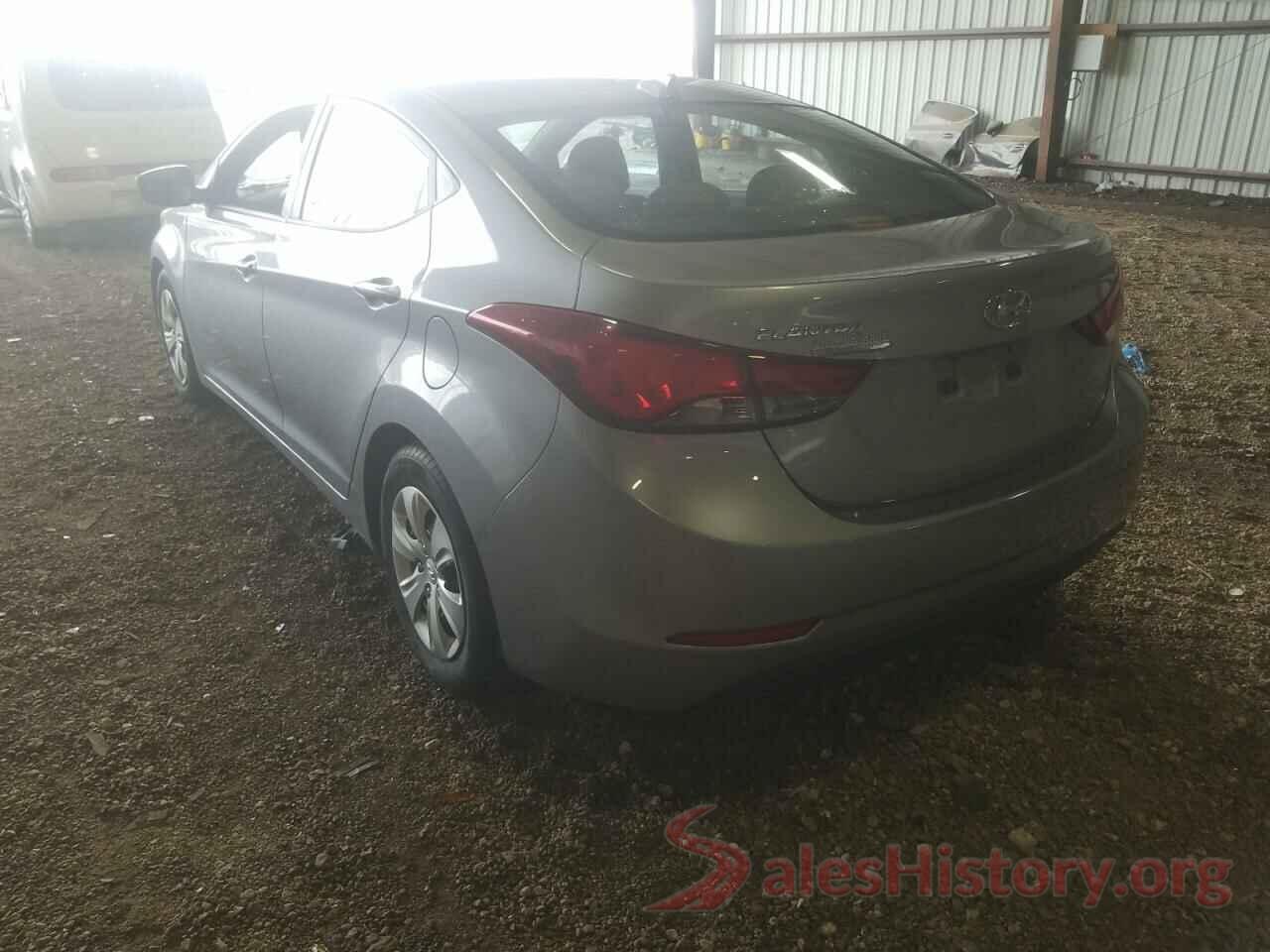 5NPDH4AE2GH677396 2016 HYUNDAI ELANTRA