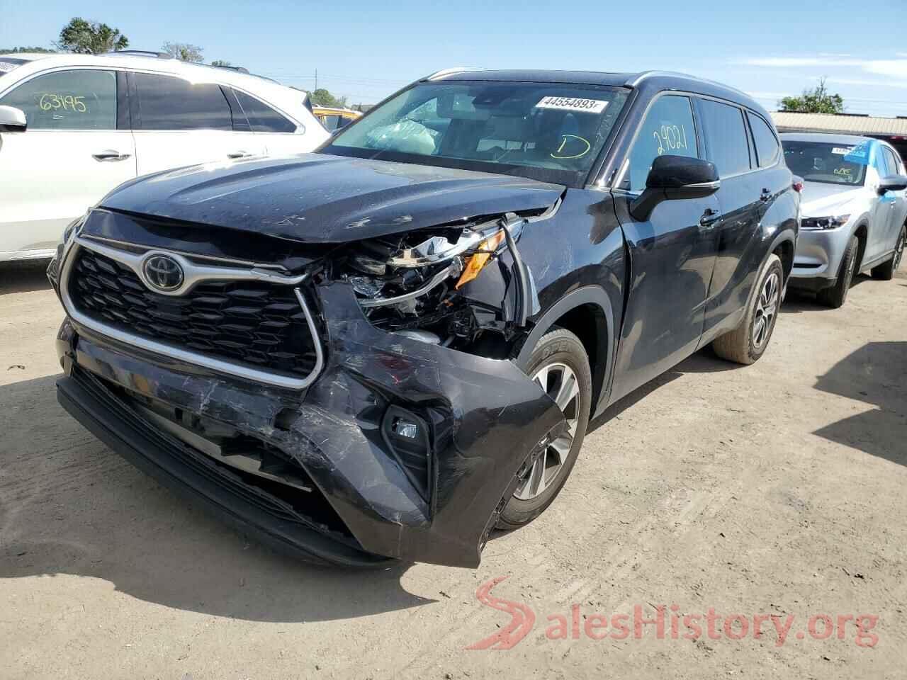 5TDGZRAH8MS045509 2021 TOYOTA HIGHLANDER