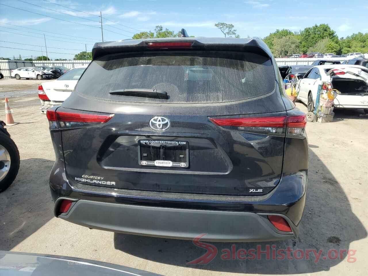 5TDGZRAH8MS045509 2021 TOYOTA HIGHLANDER