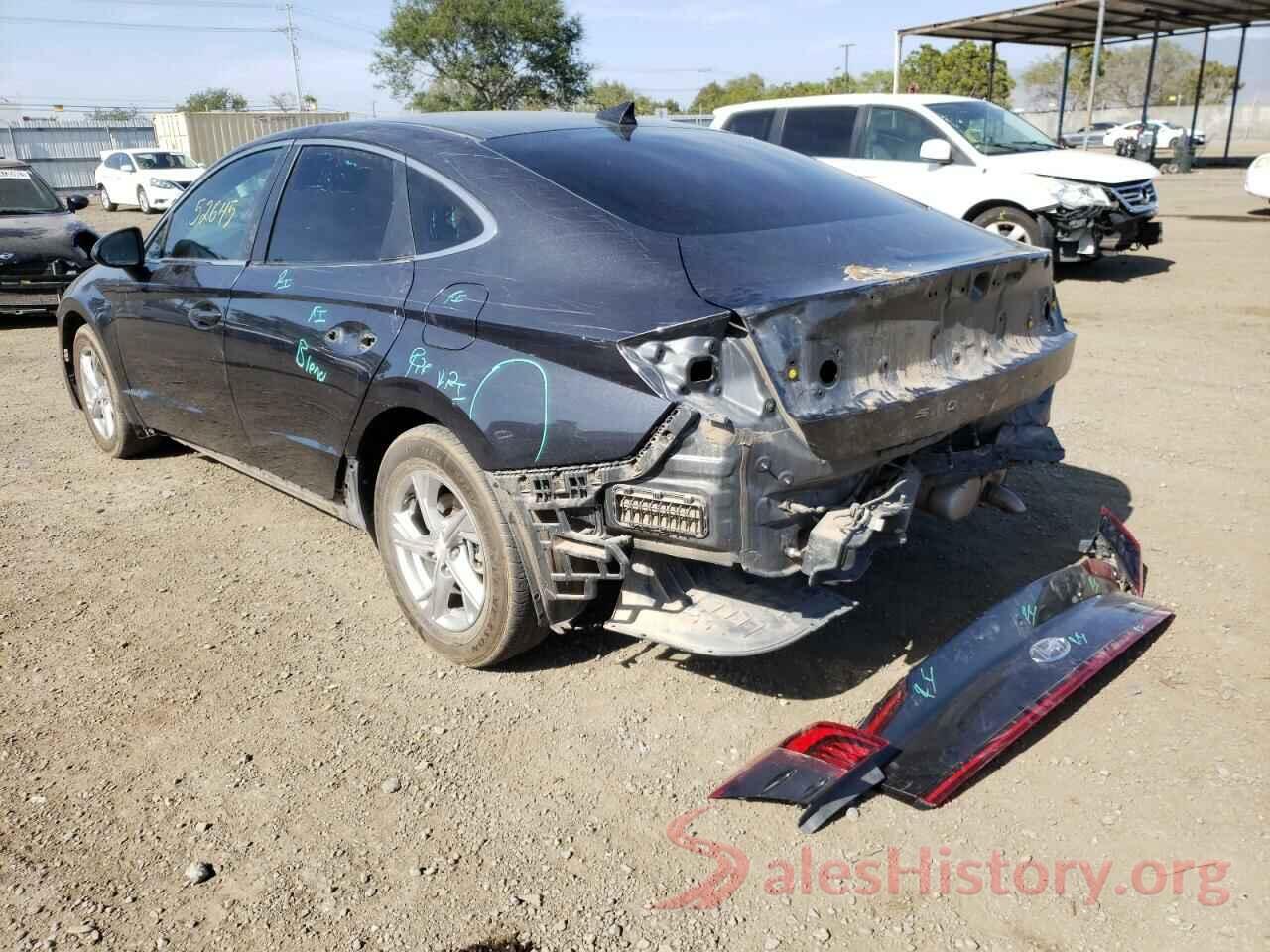 5NPEG4JA7LH006482 2020 HYUNDAI SONATA