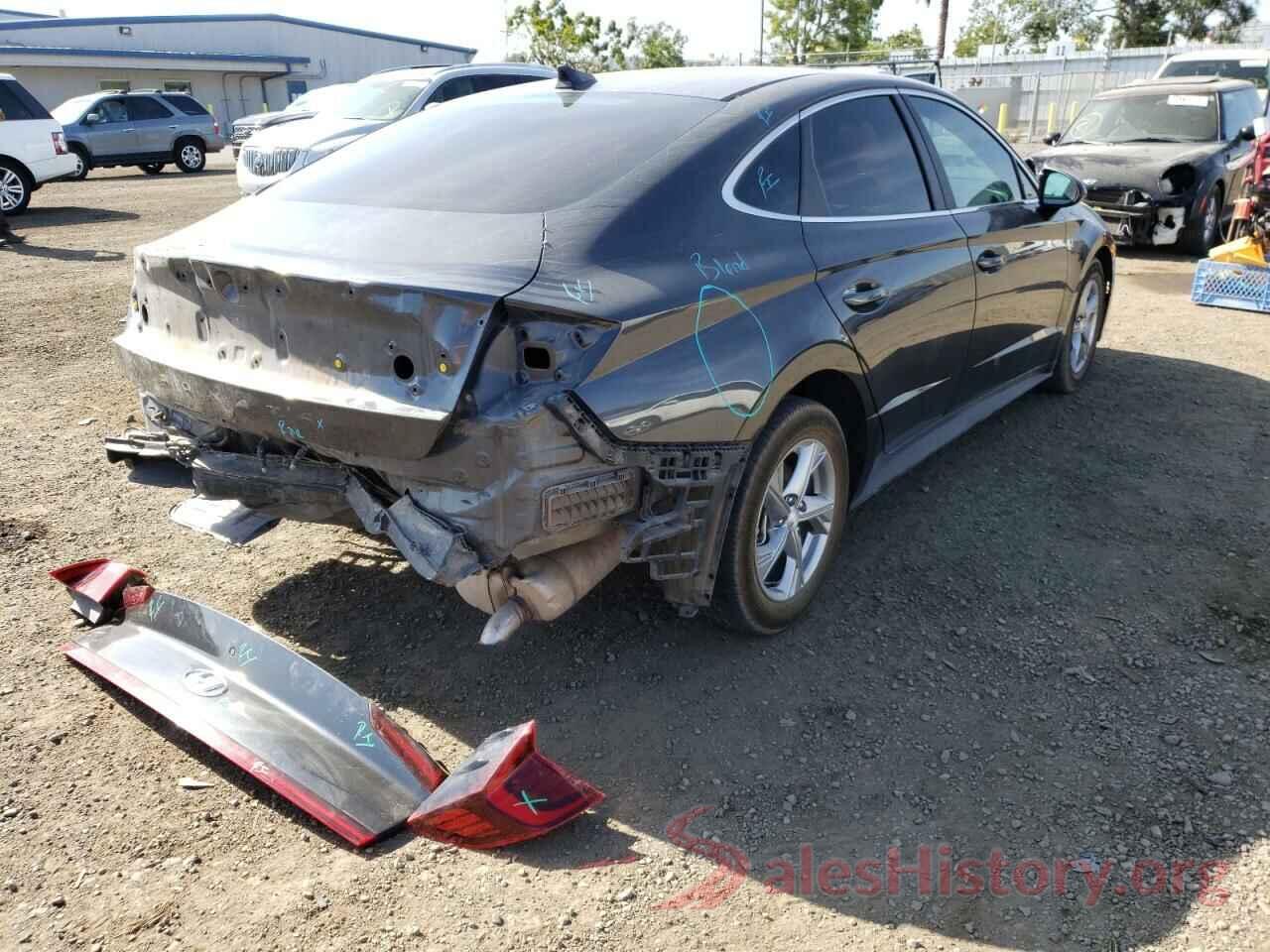 5NPEG4JA7LH006482 2020 HYUNDAI SONATA