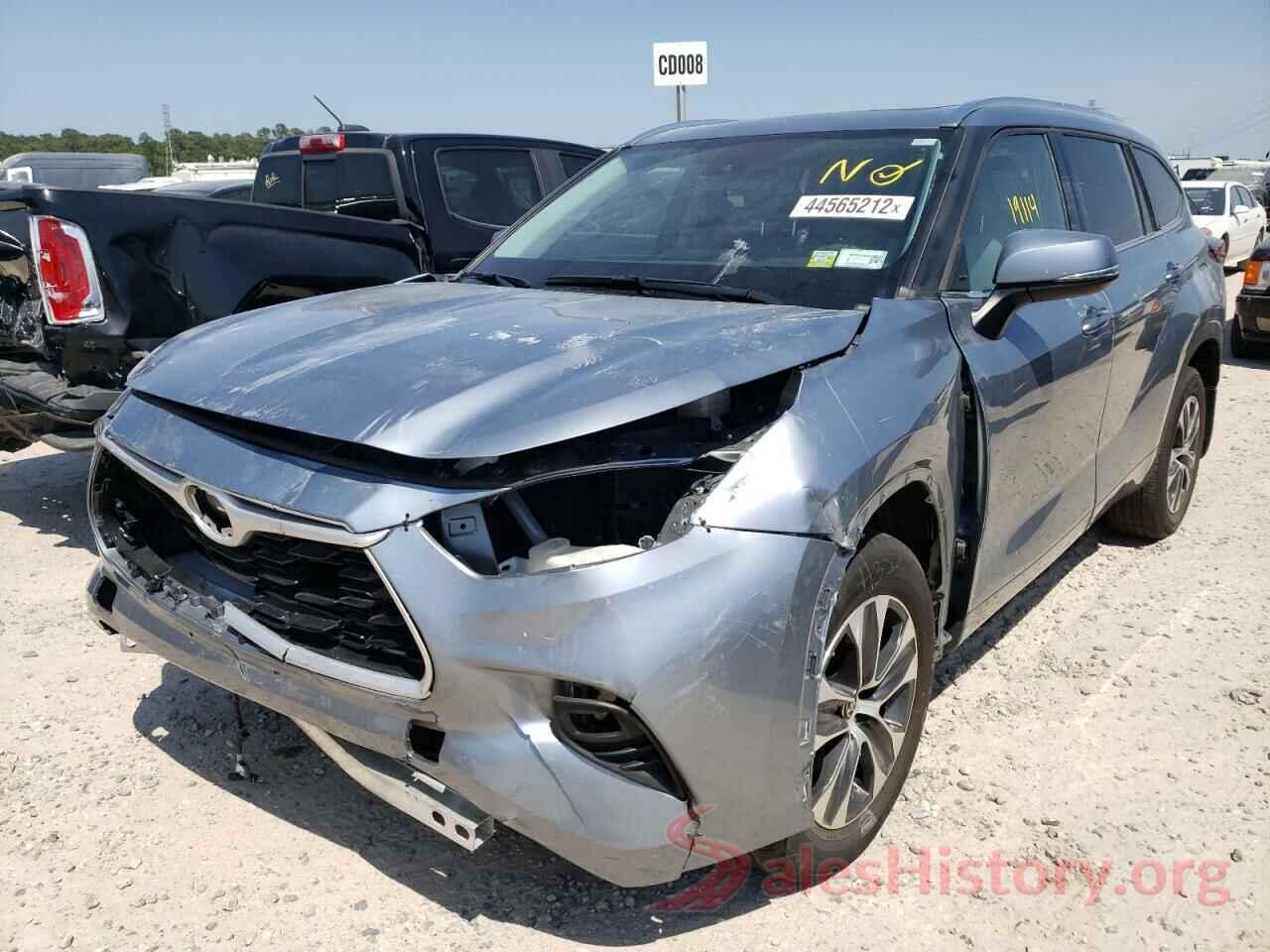 5TDGZRBH4MS077596 2021 TOYOTA HIGHLANDER